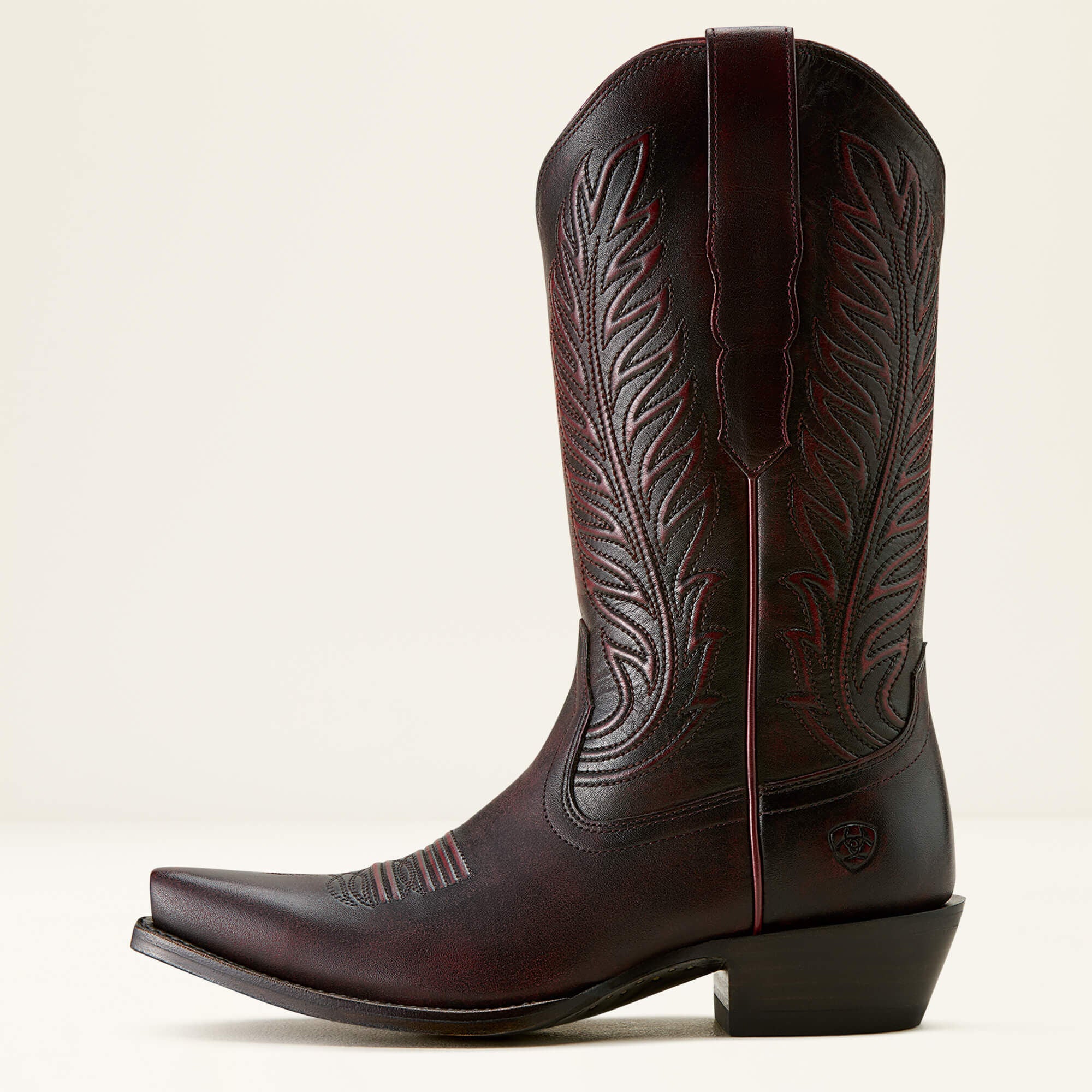 Bowman X Toe Western Boot Women - BLACK CHERRY