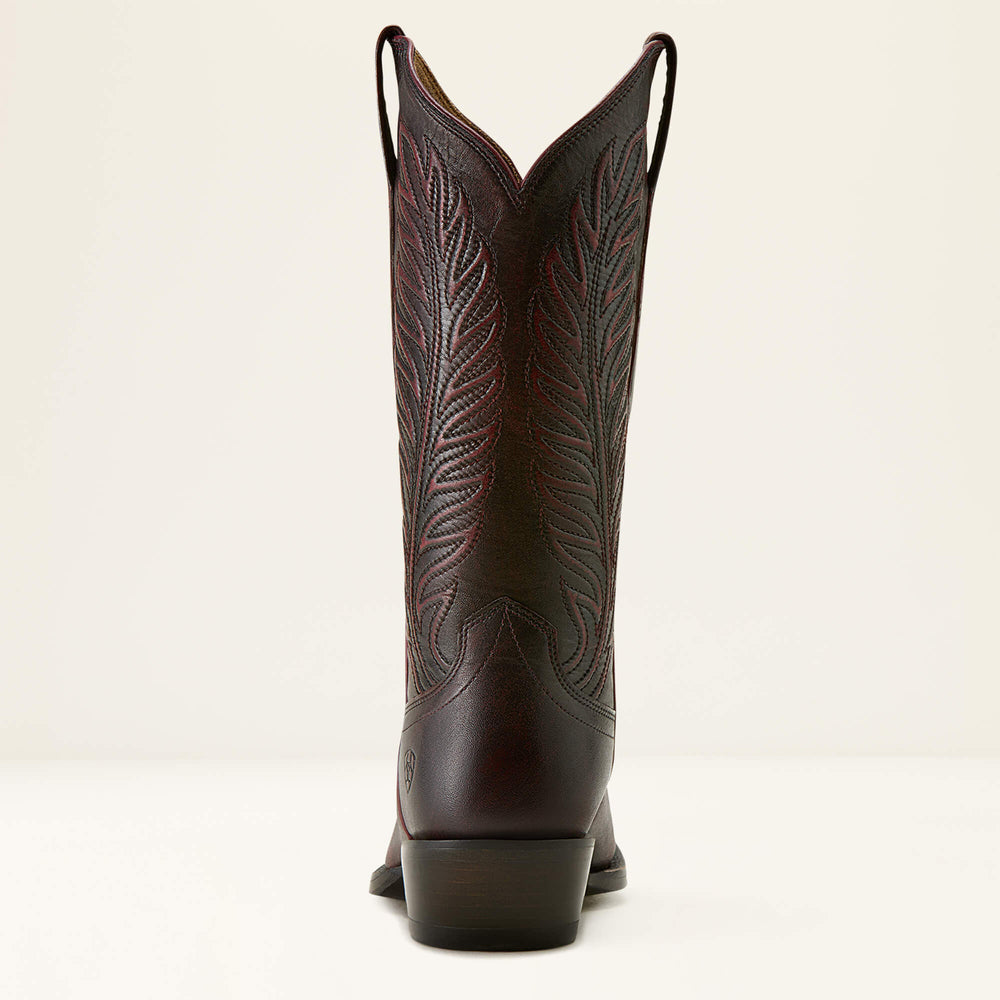 Bowman X Toe Western Boot Women - BLACK CHERRY
