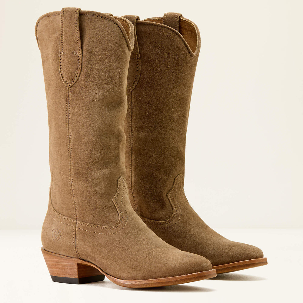 Marysville R Toe Western Boot Women - EARTH