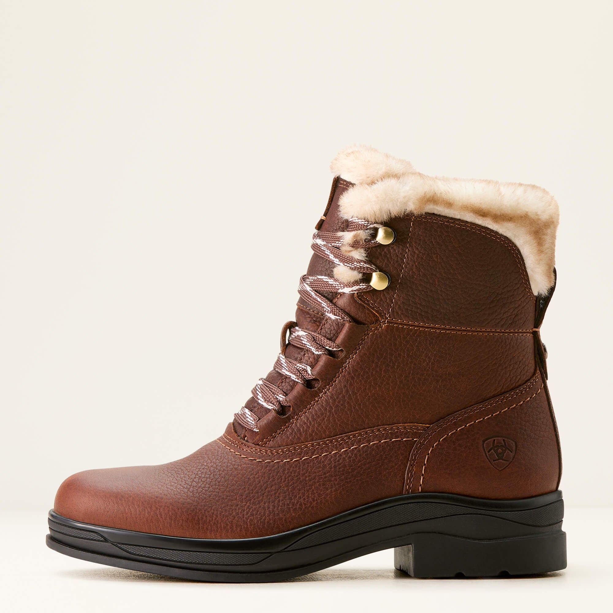 Harper Sherpa Waterproof Boot Women - DARK BROWN