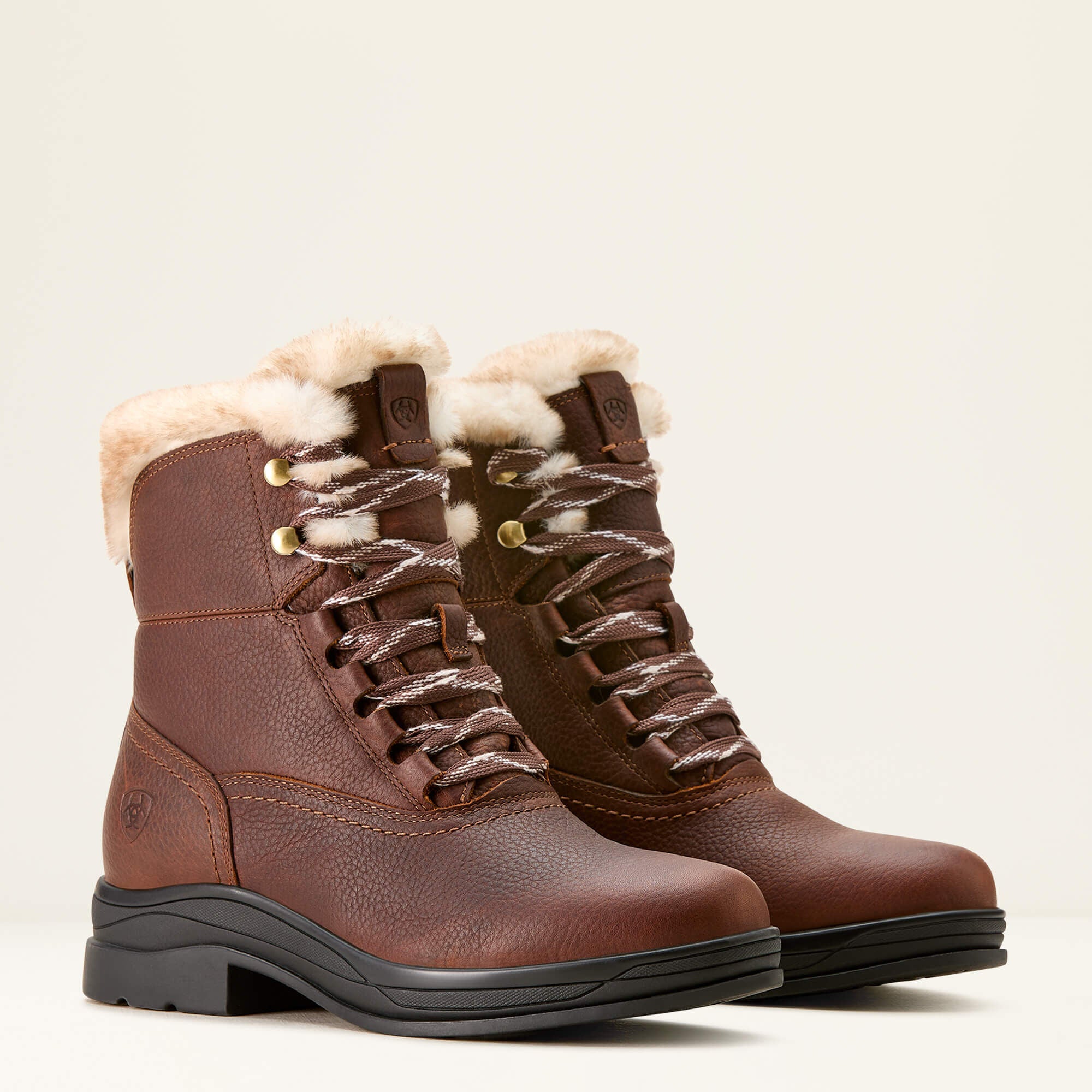 Harper Sherpa Waterproof Boot Women - DARK BROWN