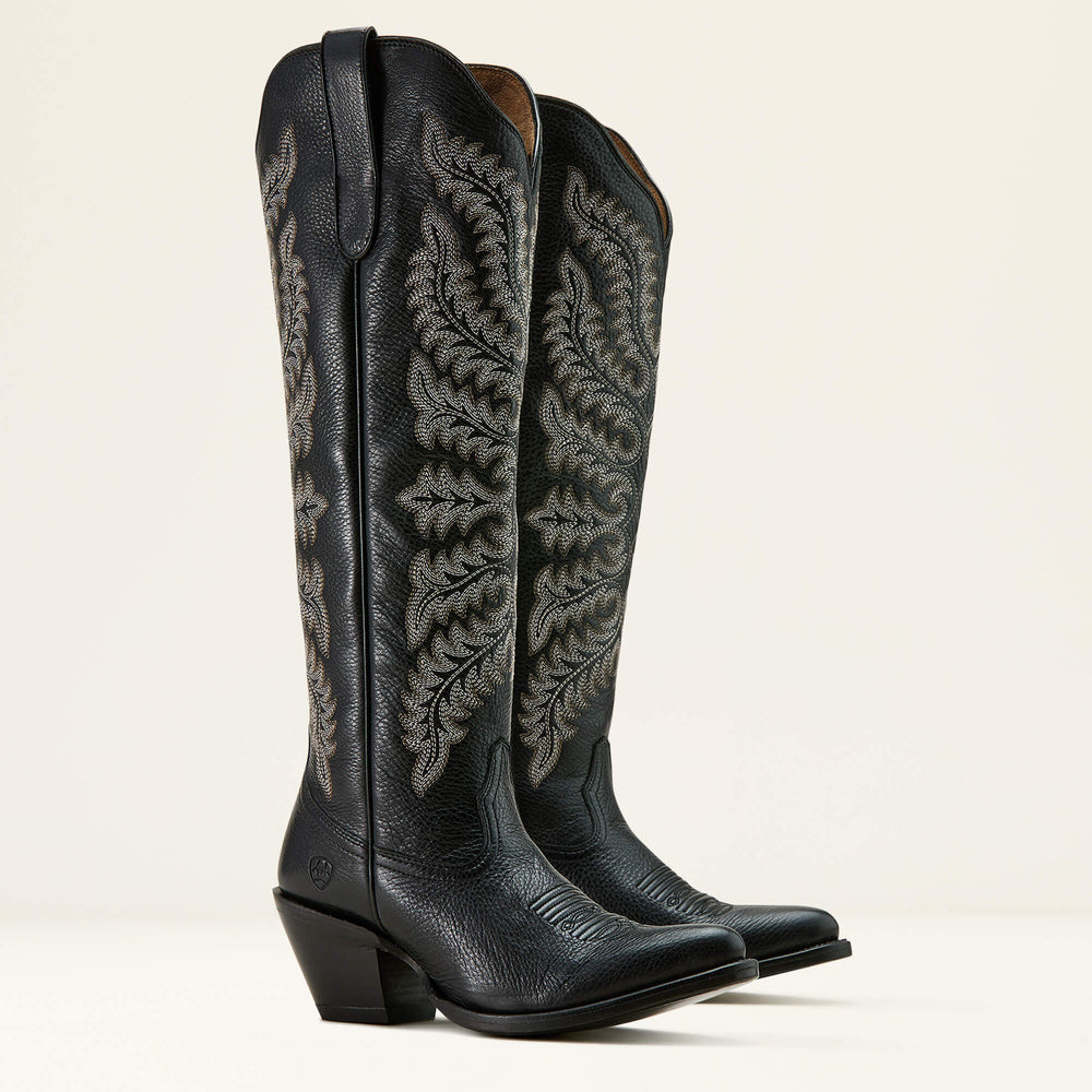 Helena Western Boot Women - BLACK DEERTAN