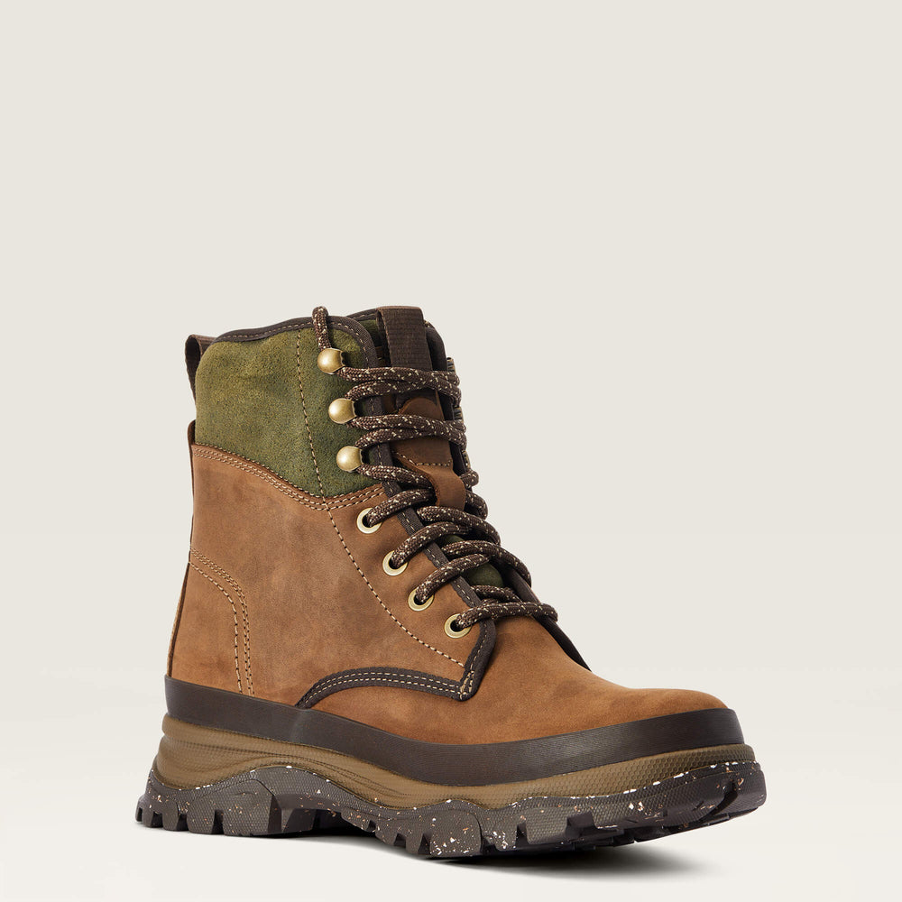 Moresby Waterproof Boot Women - OILY DISTRESSED BROWN