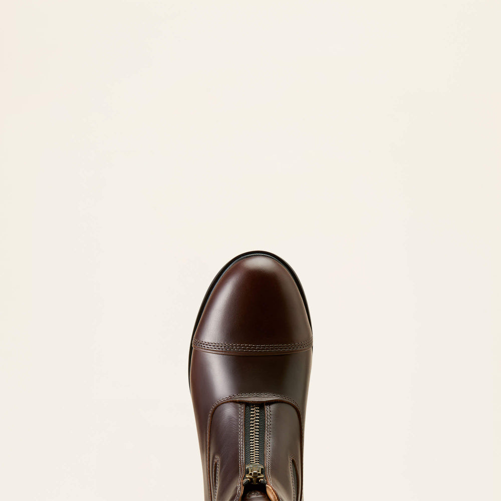 Devon Zip Paddock Boot Women - WAXED CHOCOLATE