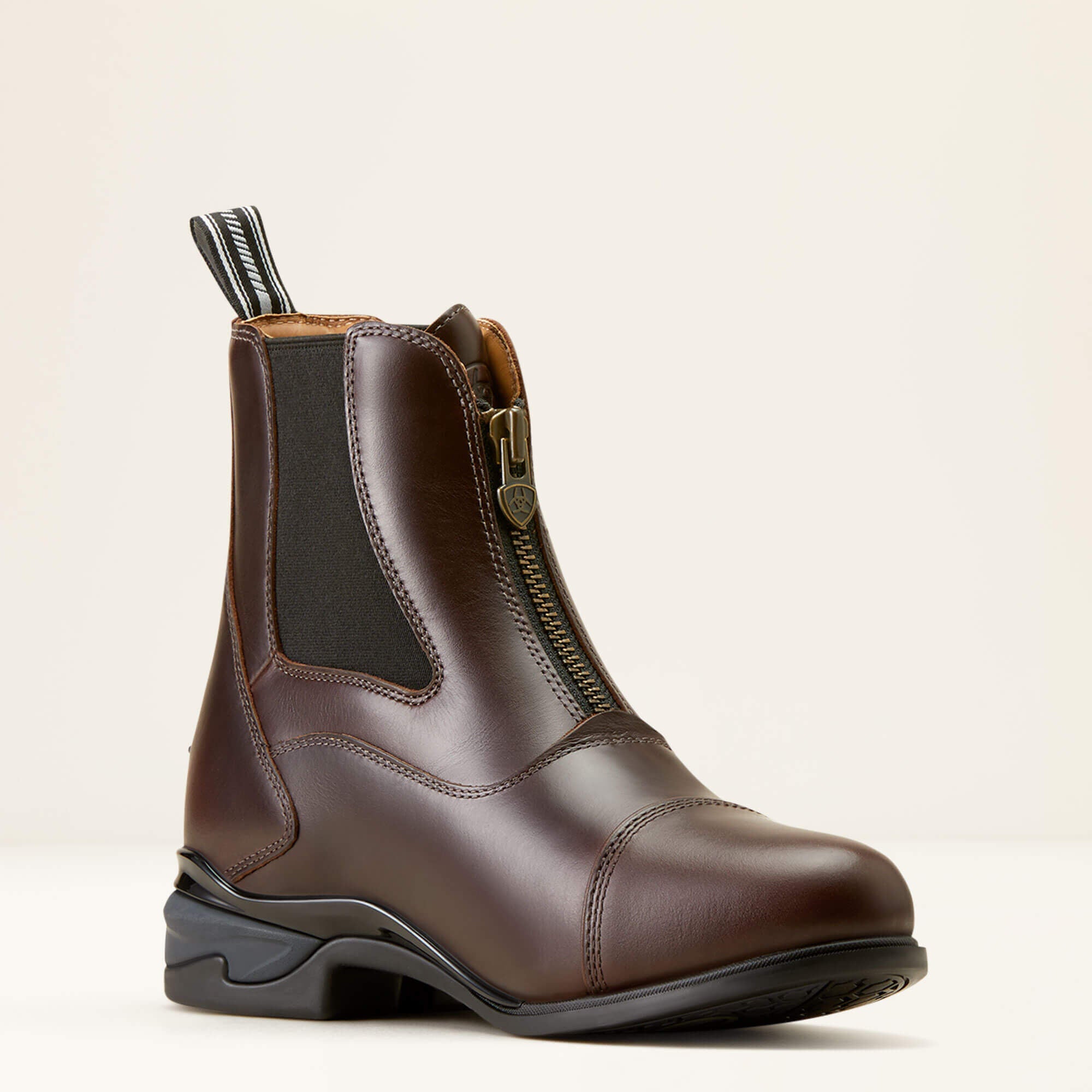 Devon Zip Paddock Boot Women - WAXED CHOCOLATE