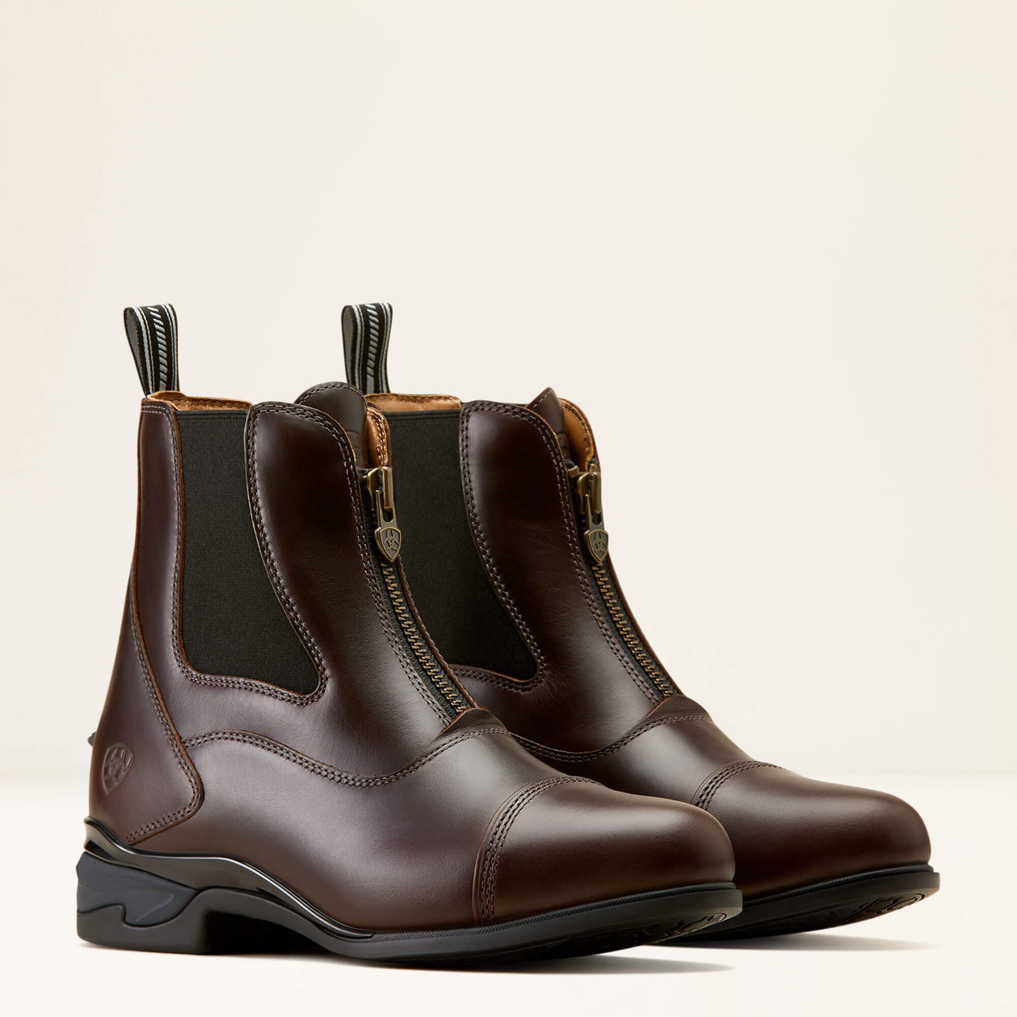 Devon Zip Paddock Boot Women - WAXED CHOCOLATE