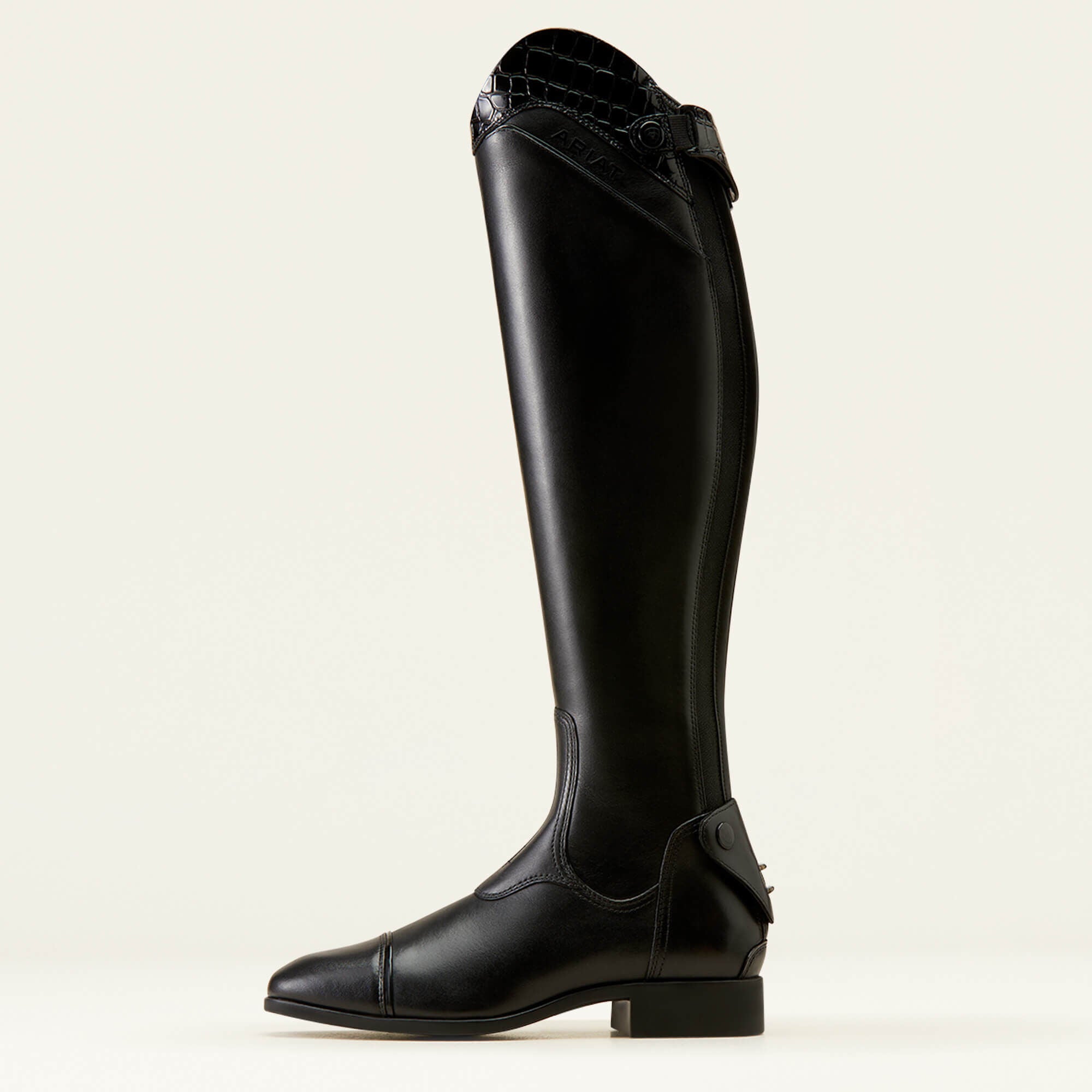 Palisade Show Tall Riding Boot Women - BLACK/BLACK CROC PRINT