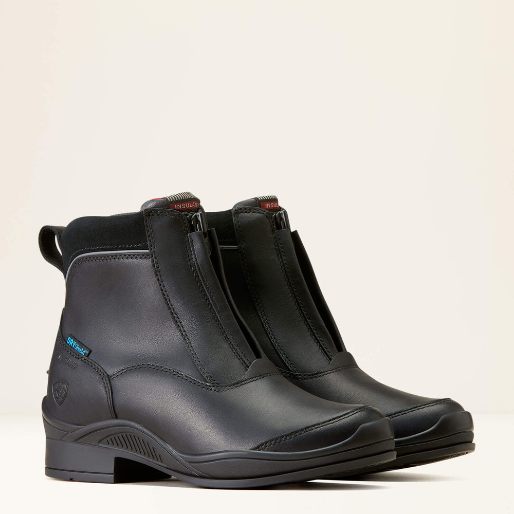 Extreme Pro Zip Waterproof Insulated Paddock Boot Women - BLACK