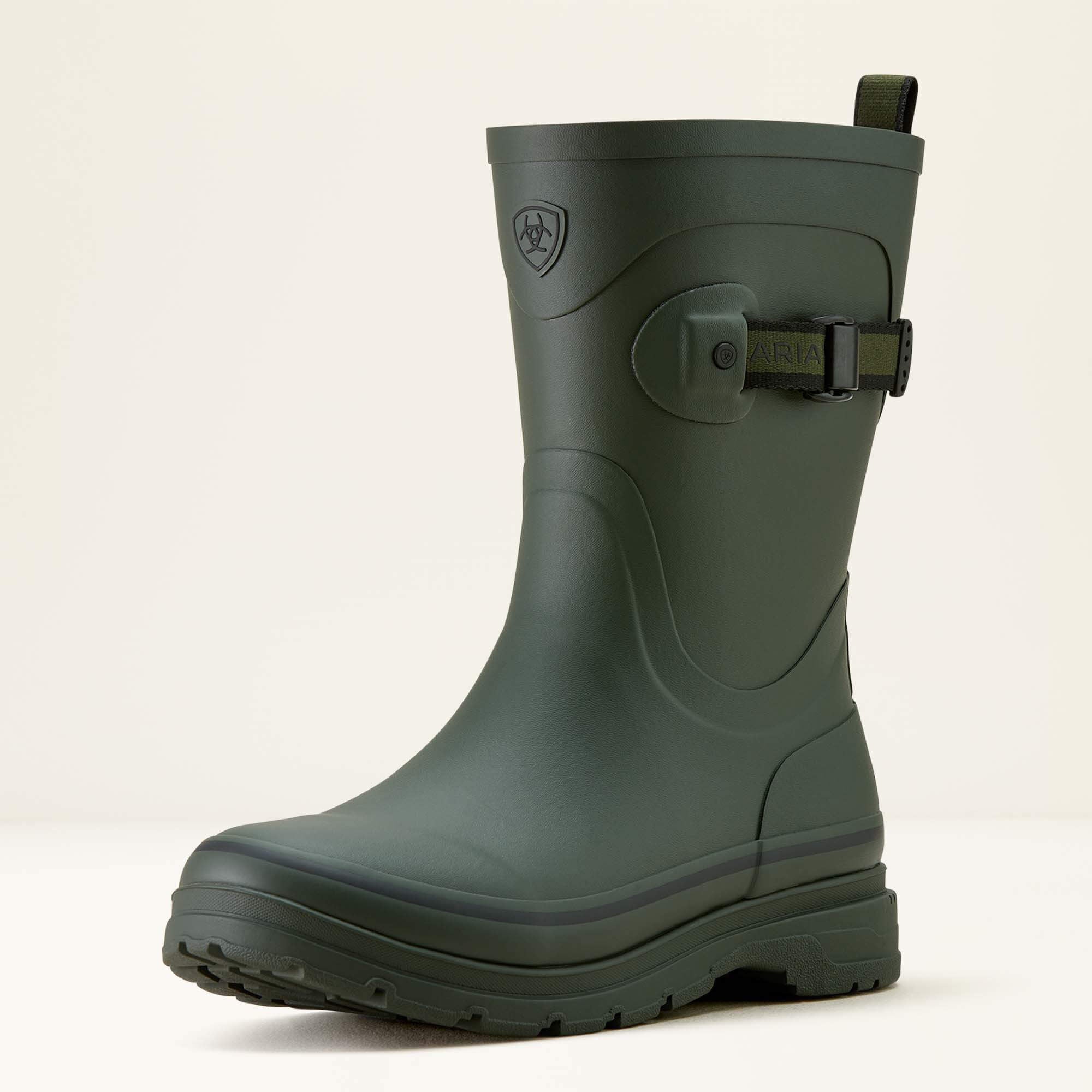 Kelmarsh Mid Rubber Boot Women - DARK OLIVE