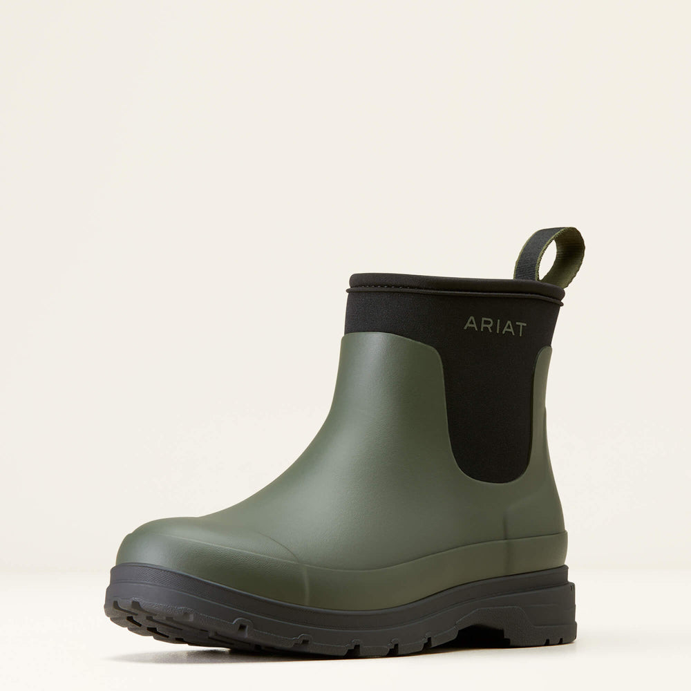 Kelmarsh Shortie Rubber Boot Women - DARK OLIVE