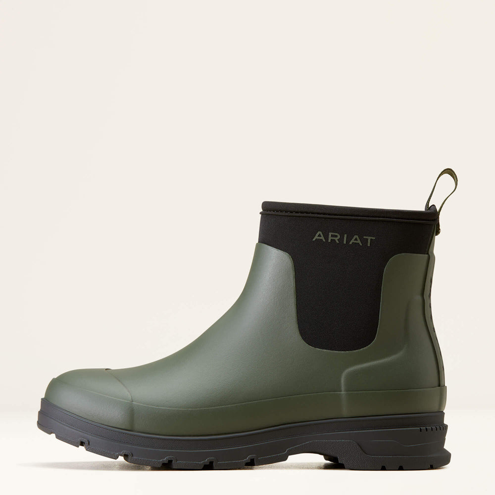Kelmarsh Shortie Rubber Boot Women - DARK OLIVE
