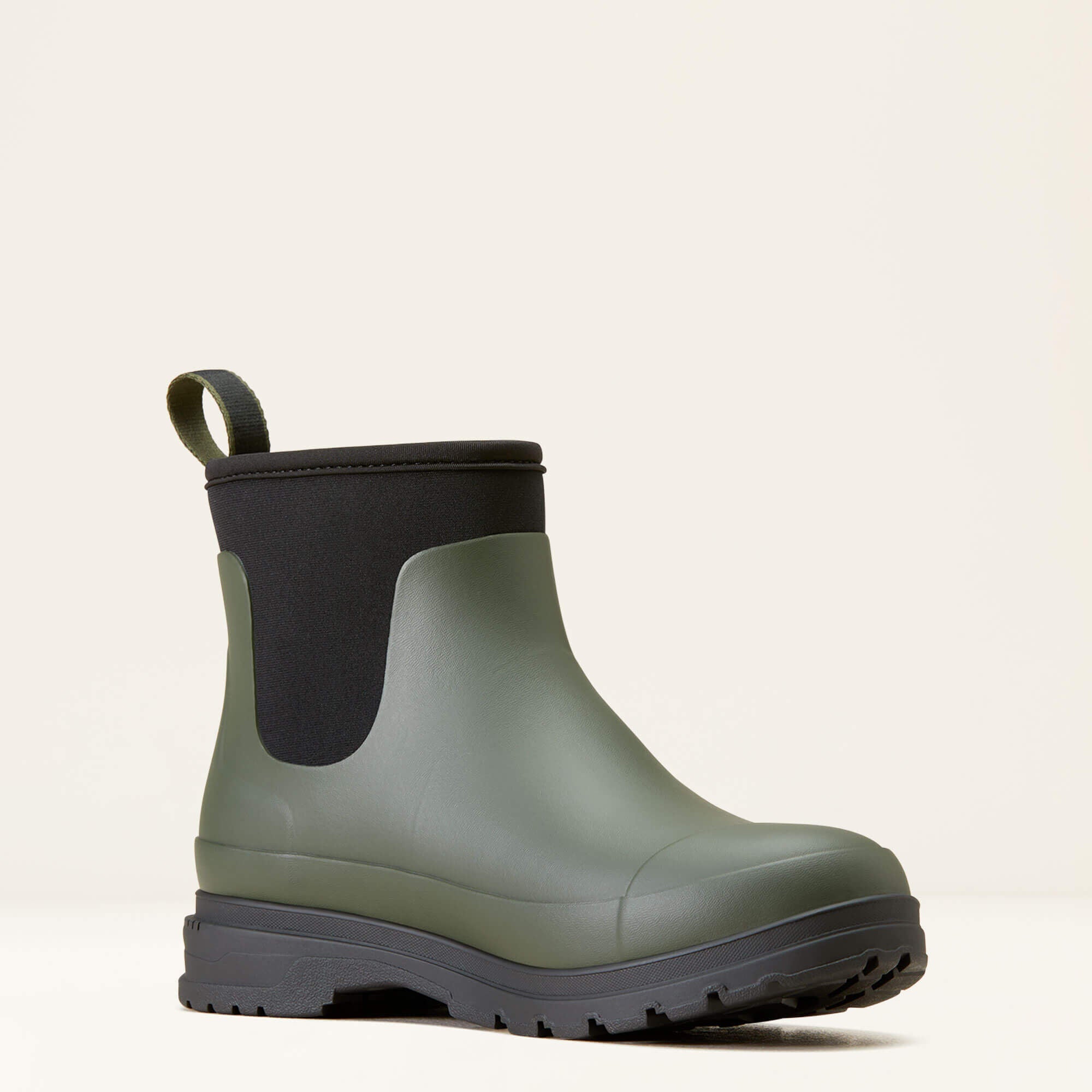 Kelmarsh Shortie Rubber Boot Women - DARK OLIVE