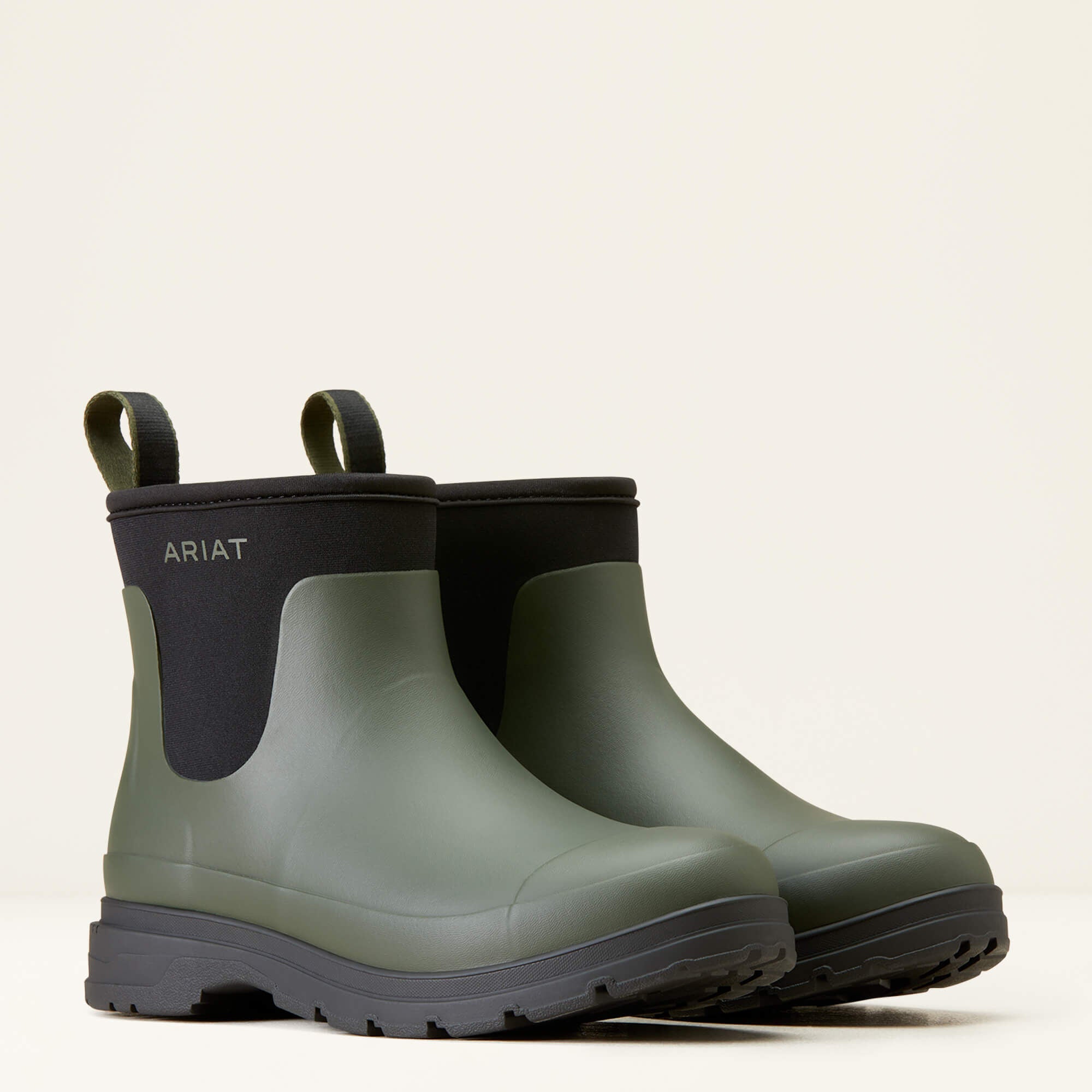 Kelmarsh Shortie Rubber Boot Women - DARK OLIVE