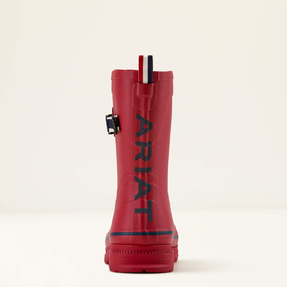 Kelmarsh Mid Rubber Boot Women - TEAM RED/NAVY