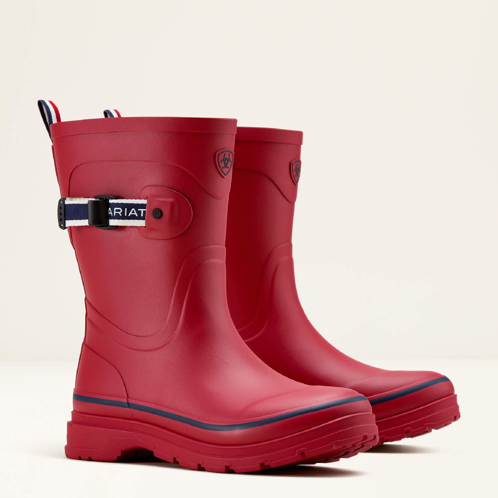Kelmarsh Mid Rubber Boot Women - TEAM RED/NAVY