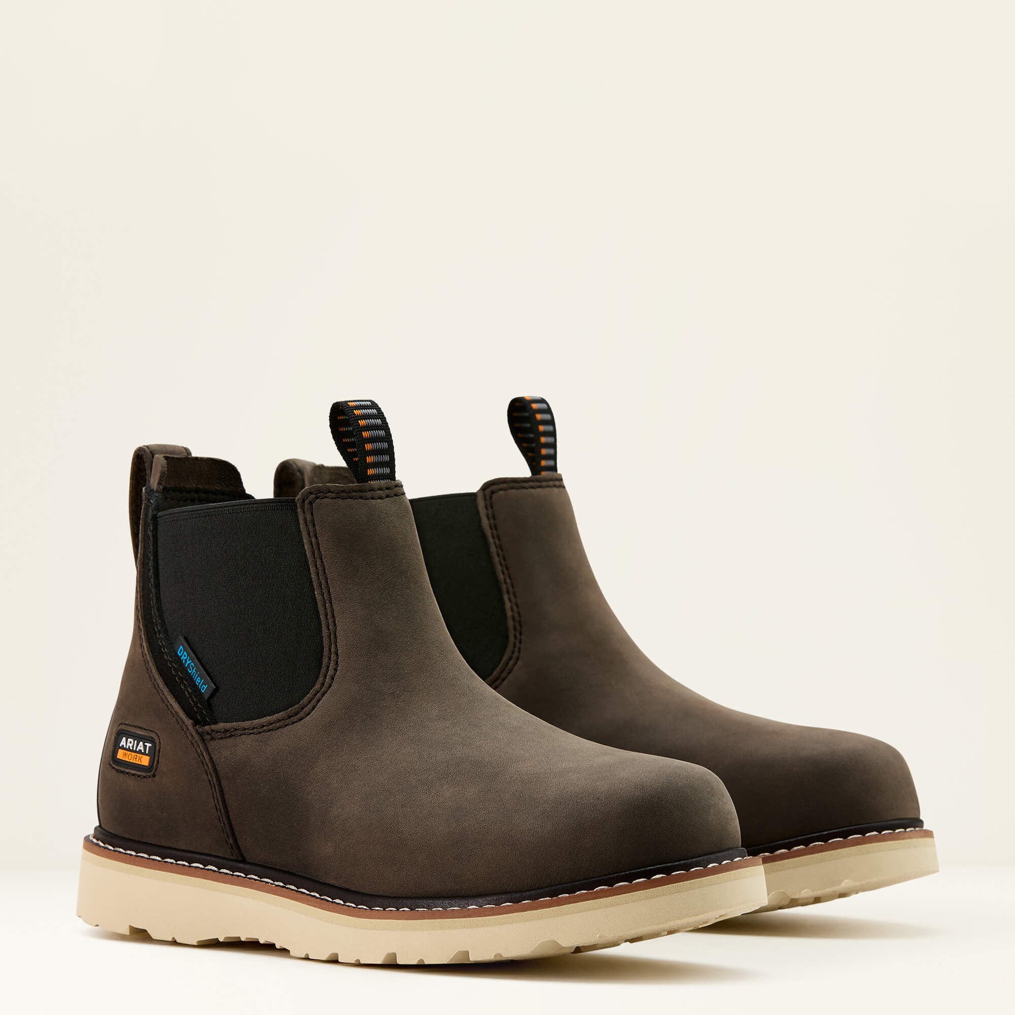Rebar Wedge Chelsea Waterproof Work Boot Women - GREY