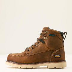 Rebar Lift Waterproof Work Boot Women - DISTRESSED BROWN