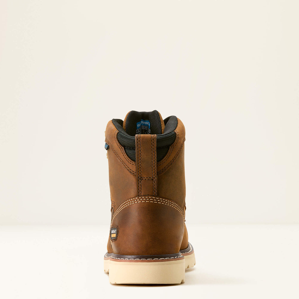 Rebar Lift Waterproof Work Boot Women - DISTRESSED BROWN