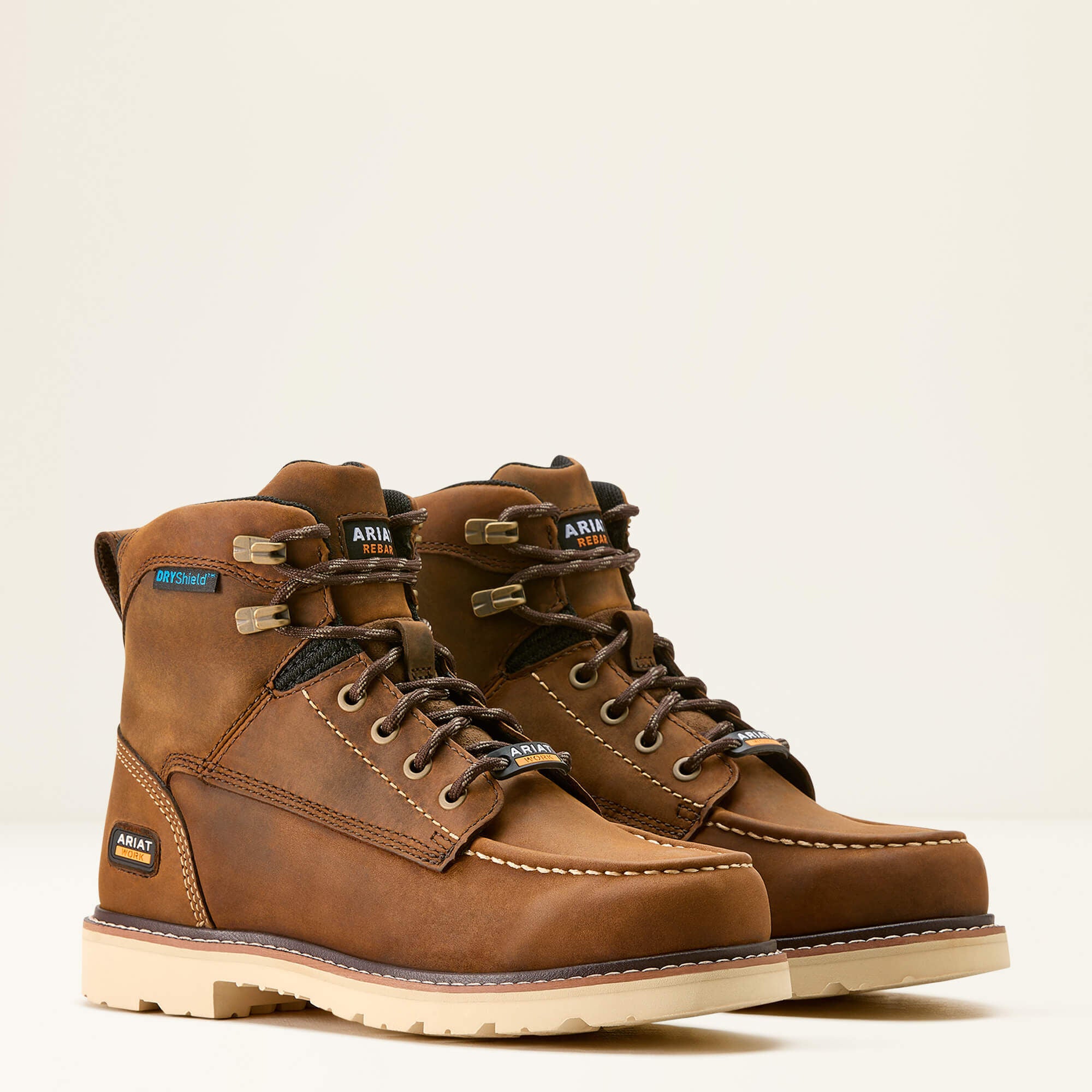 Rebar Lift Waterproof Work Boot Women - DISTRESSED BROWN