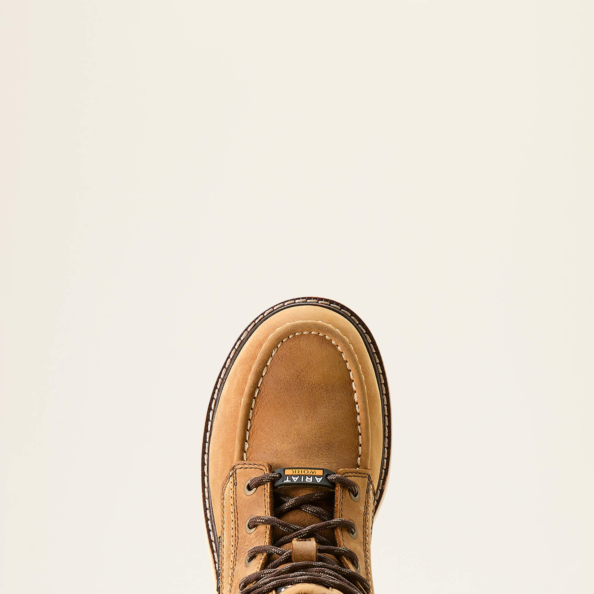 Rebar Wedge Moc Toe Waterproof Composite Toe Work Boot Women - ANTIQUE BROWN