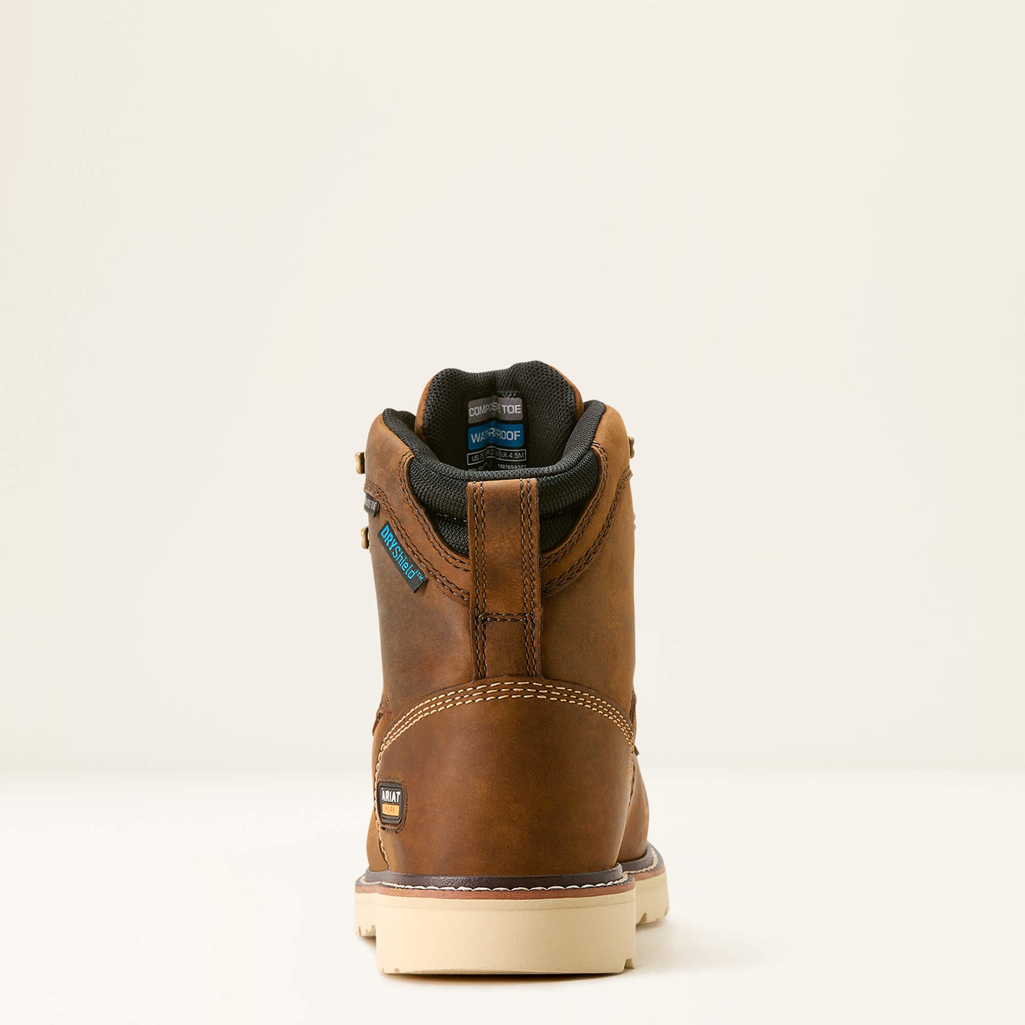 Rebar Lift Waterproof Composite Toe Work Boot Women - DISTRESSED BROWN