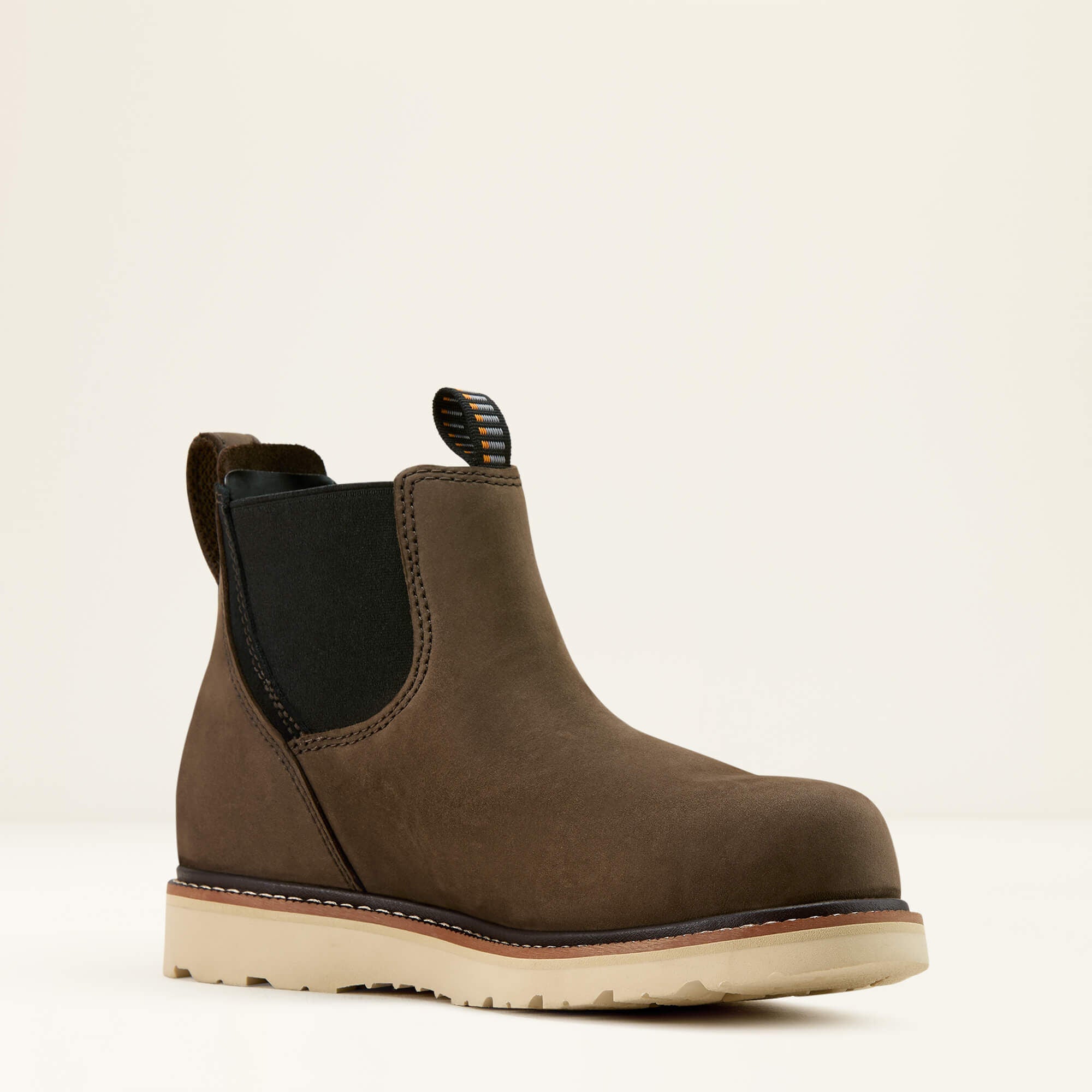 Rebar Wedge Chelsea Waterproof Composite Toe Work Boot Women - GREY