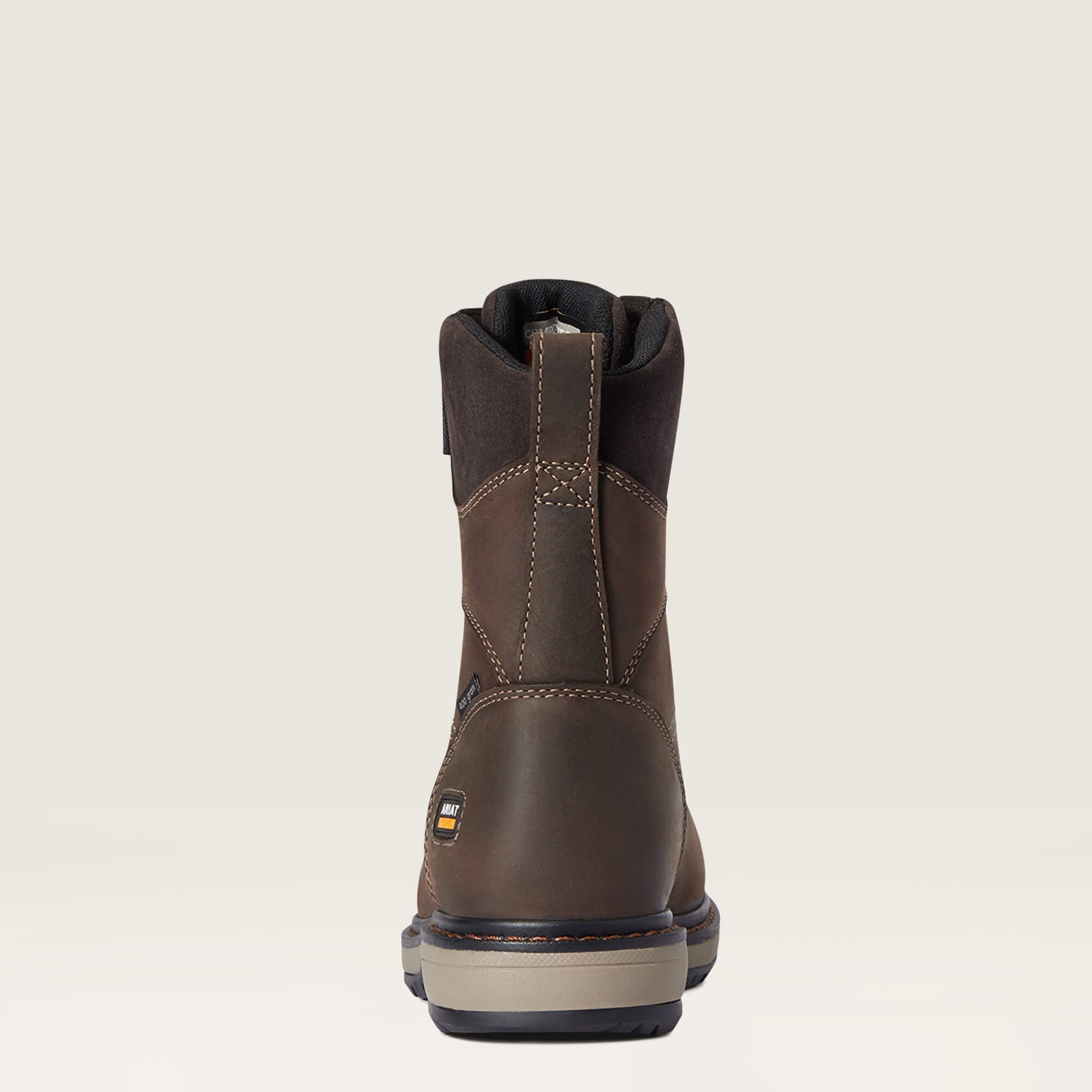 Riveter 8" CSA Glacier Grip Waterproof 400g Composite Toe Work Boot Women - DARK BROWN