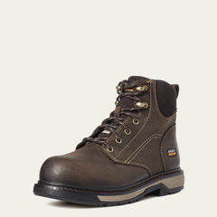 Riveter 6" CSA Waterproof Composite Toe Work Boot Women - DARK BROWN