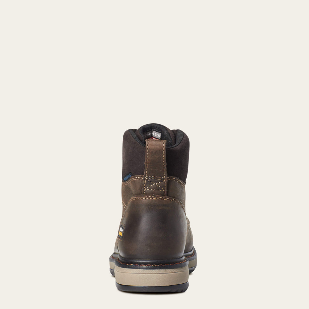 Riveter 6" CSA Waterproof Composite Toe Work Boot Women - DARK BROWN