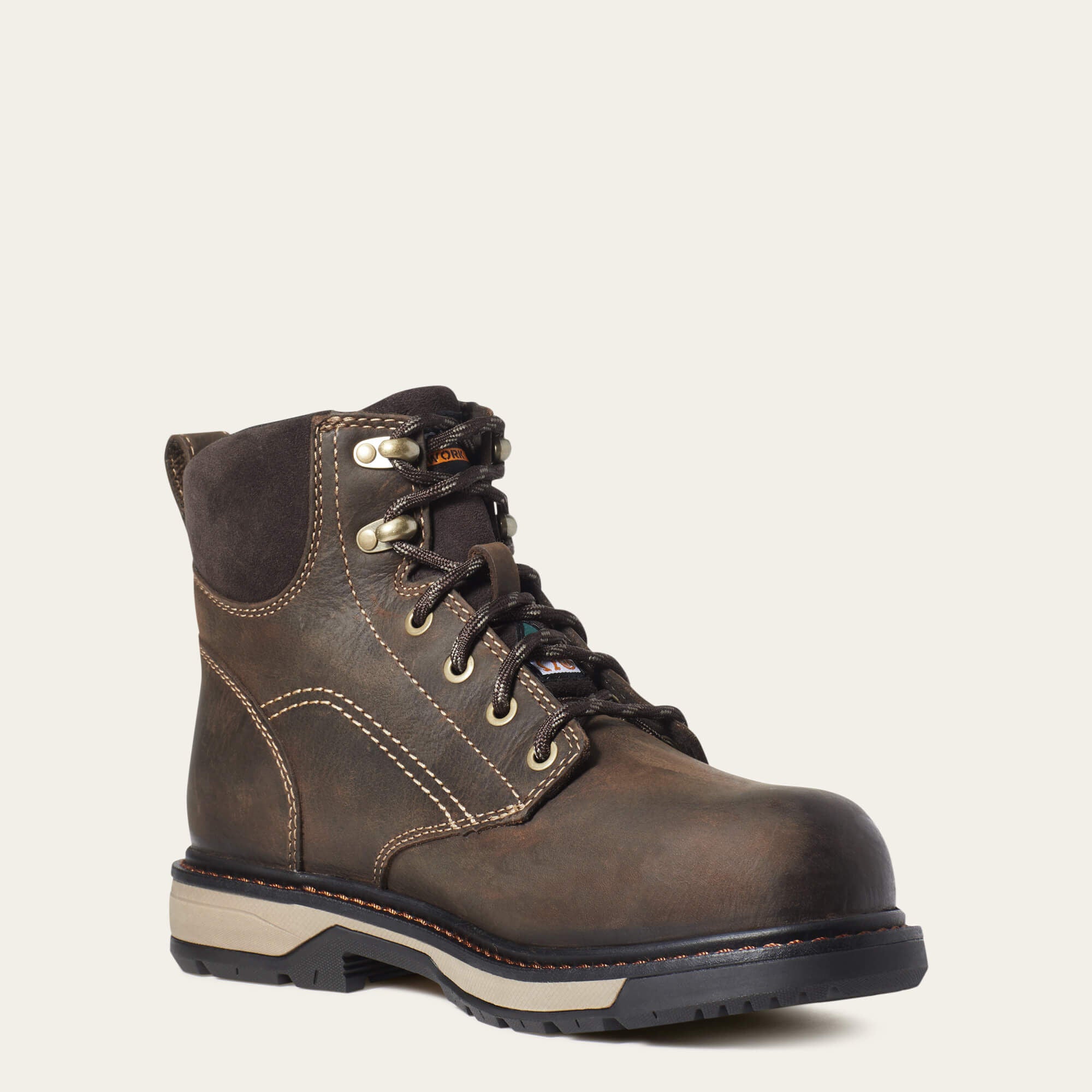 Riveter 6" CSA Waterproof Composite Toe Work Boot Women - DARK BROWN