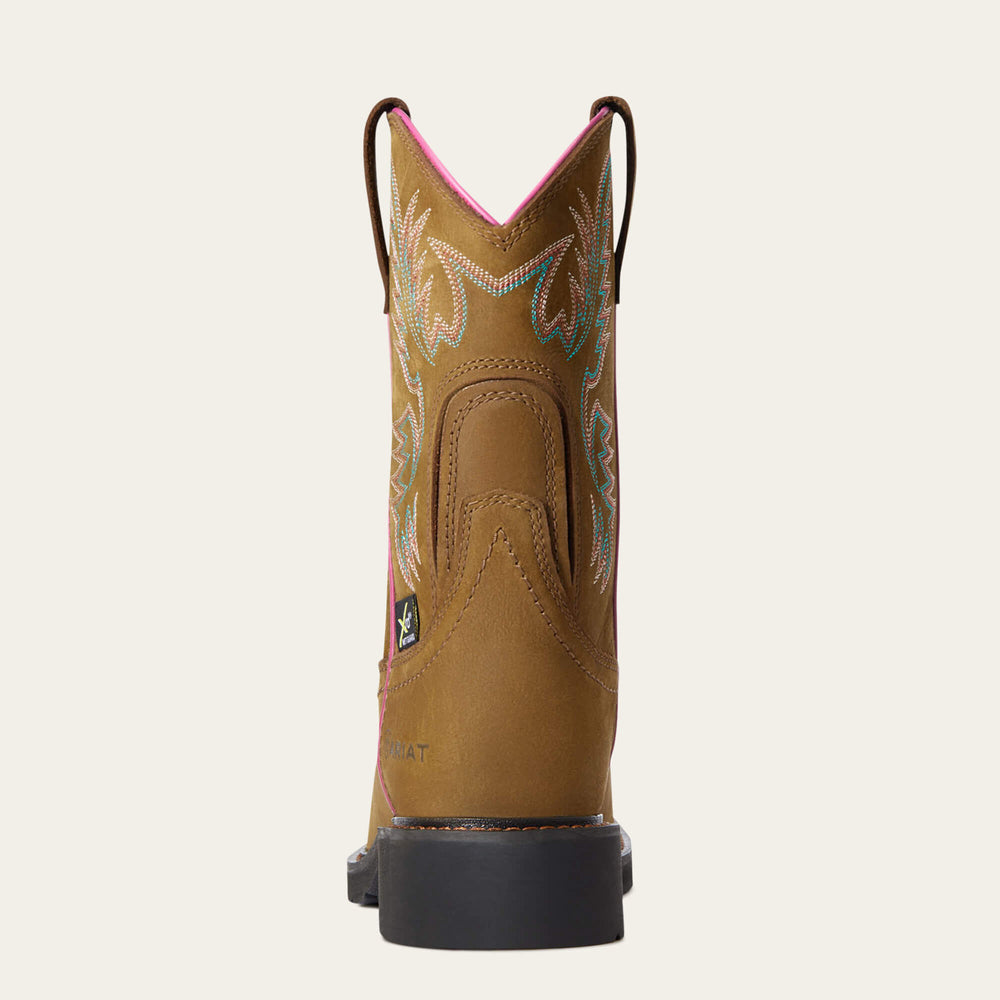 Krista MetGuard Steel Toe Work Boot Women - DARK BROWN