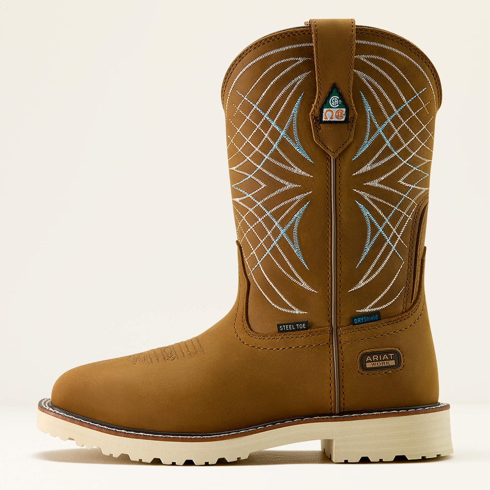 Activator CSA Waterproof Wide Square Toe Steel Toe Work Boot Women - DUSTED BROWN