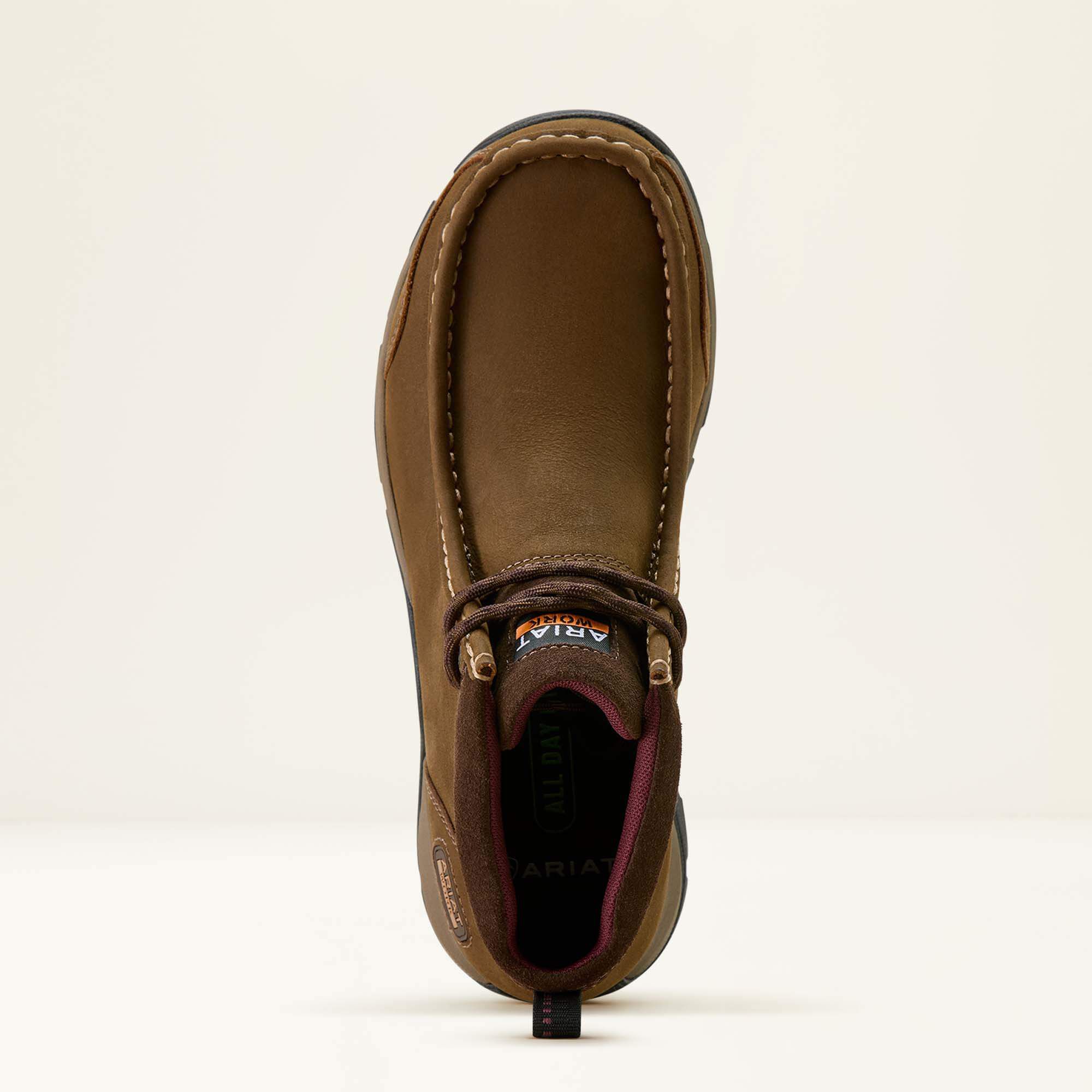 Edge Moc Composite Toe Work Boot Women - DARK BROWN