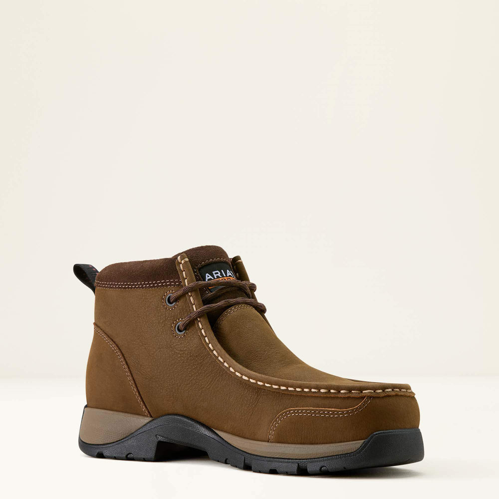Edge Moc Composite Toe Work Boot Women - DARK BROWN