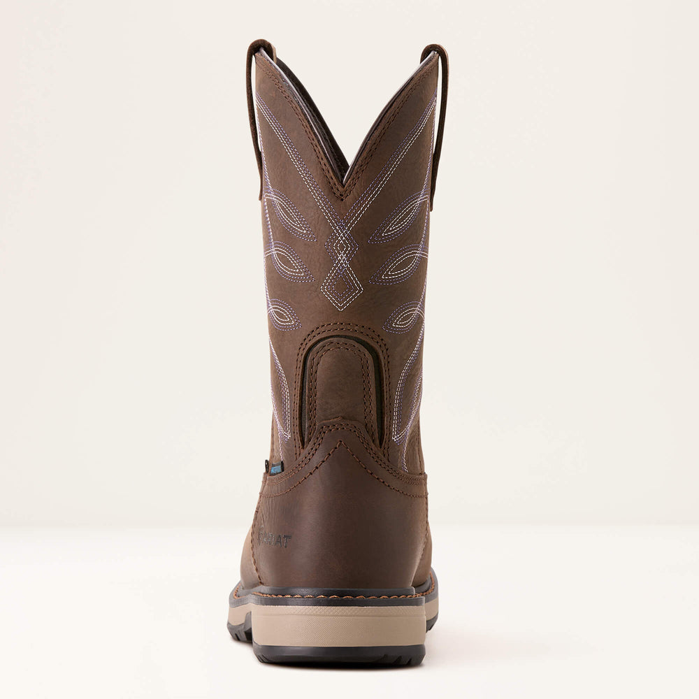 Riveter CSA Glacier Grip Waterproof 400g Composite Toe Work Boot Women - DARK STORM