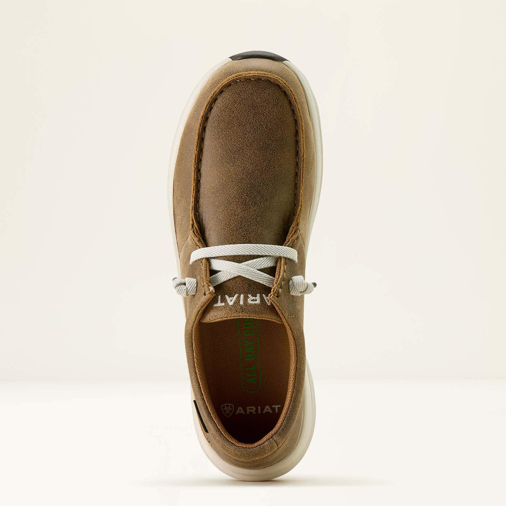 Buckeye Steel Toe Work Shoe Women - BROWN BOMBER