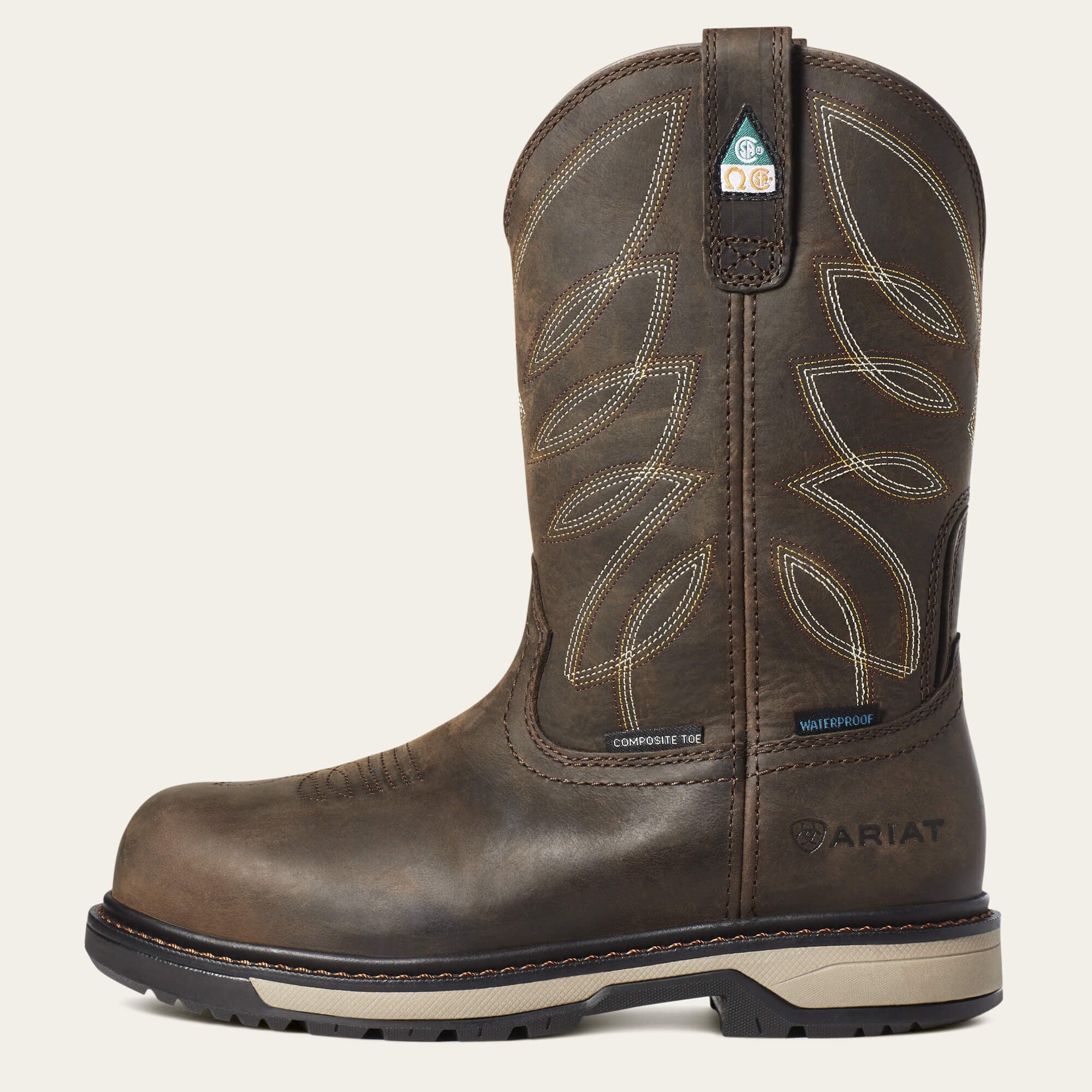 Riveter CSA Waterproof Composite Toe Work Boot Women - DARK BROWN