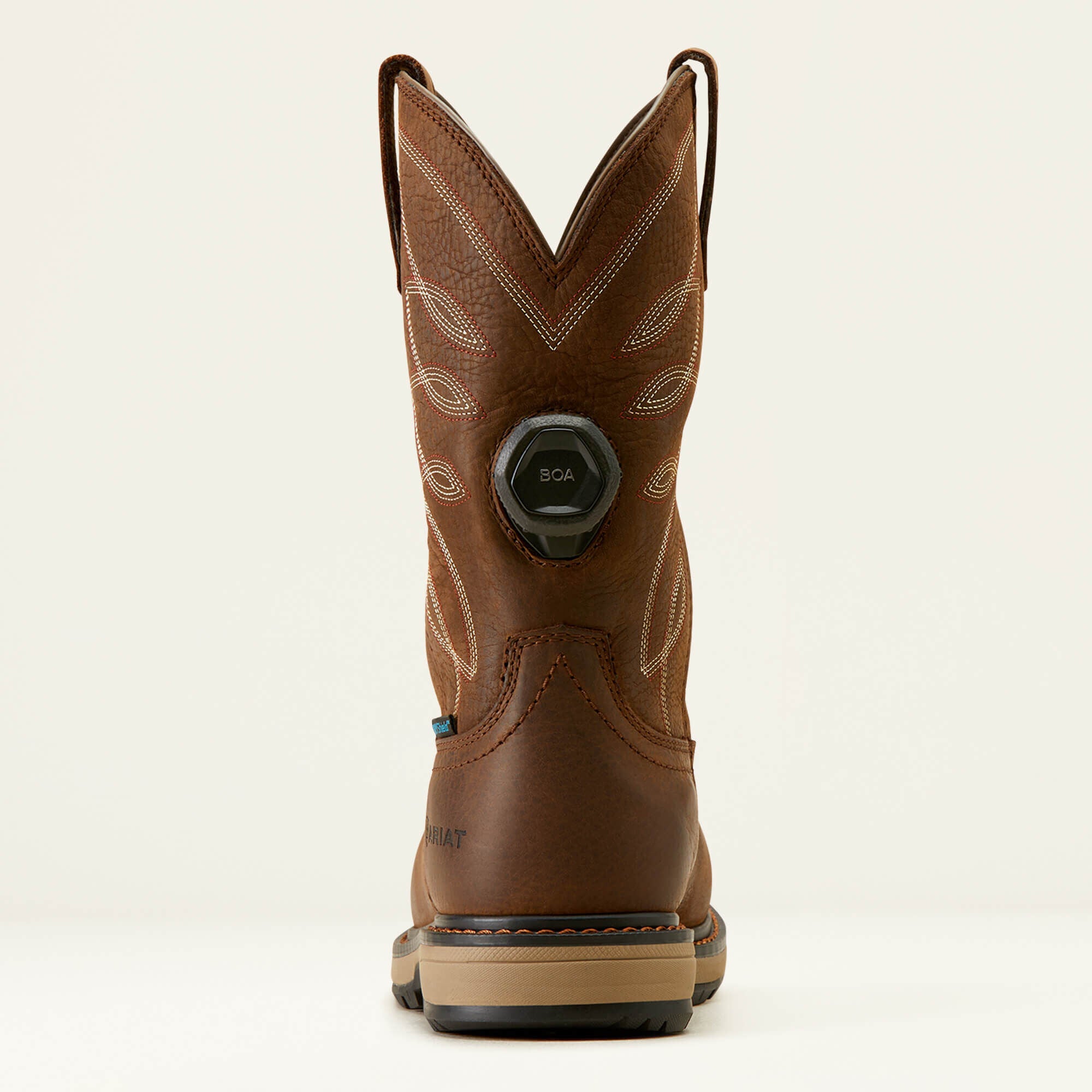 Riveter Pull-On BOA CSA Waterproof Composite Toe Work Boot Women - DARK BROWN