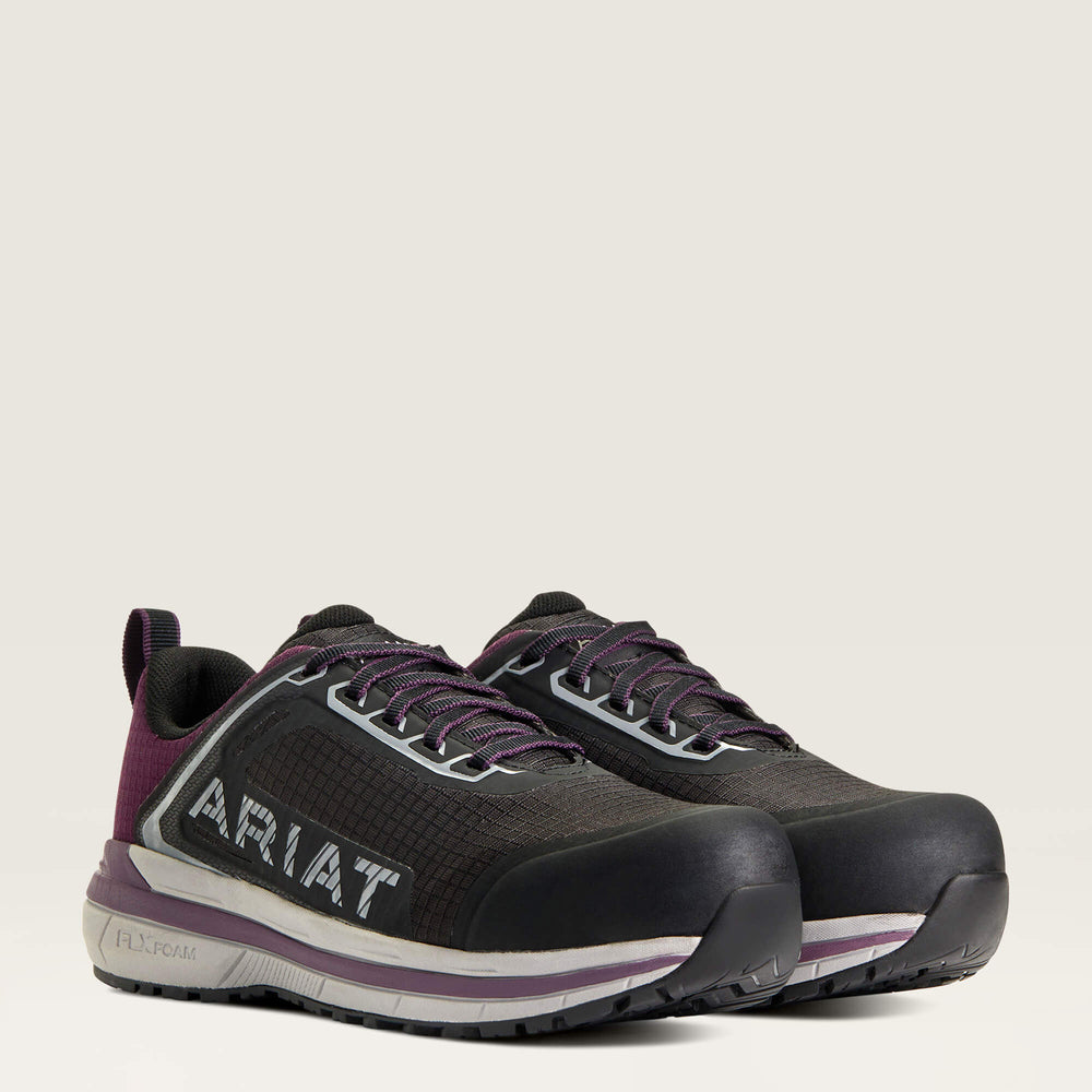 Outpace Composite Toe Work Shoe Women - SHADOW PURPLE