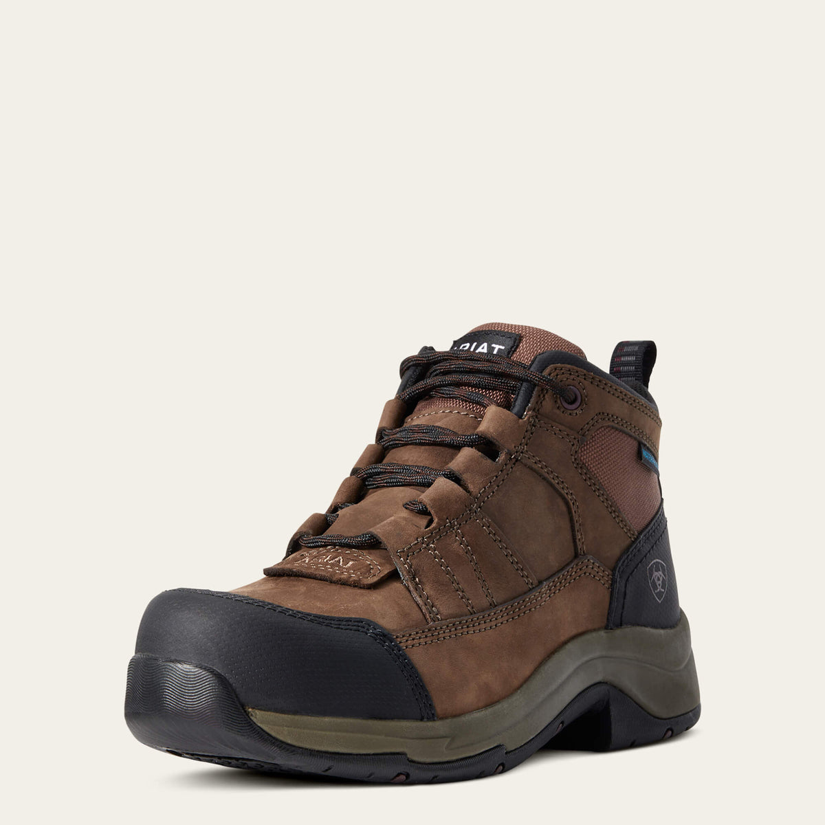 Telluride Work Waterproof Composite Toe Work Boot Women - DISTRESSED BROWN