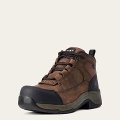 Telluride Work Waterproof Composite Toe Work Boot Women - DISTRESSED BROWN