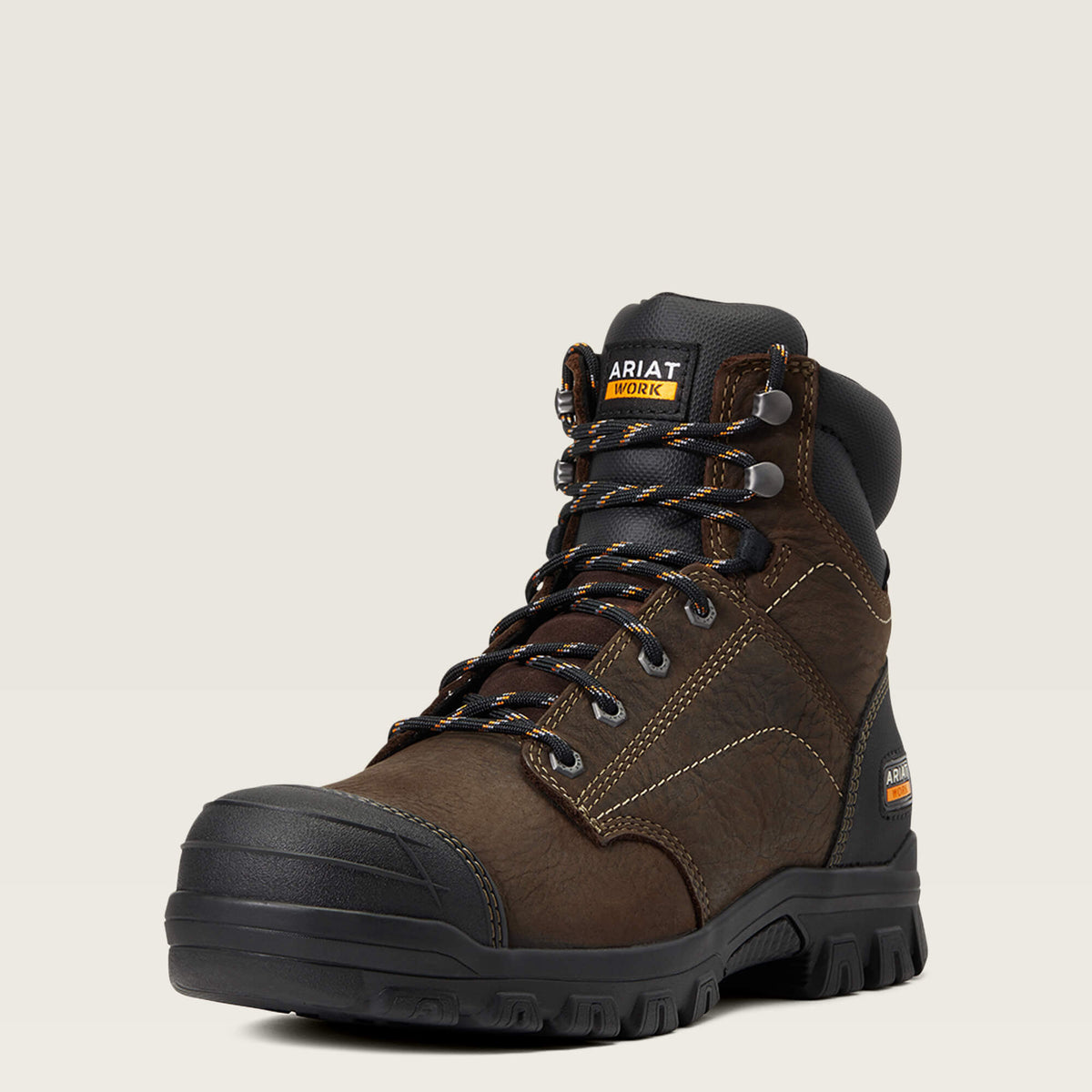 Treadfast 6" Waterproof Work Boot Women - DARK BROWN