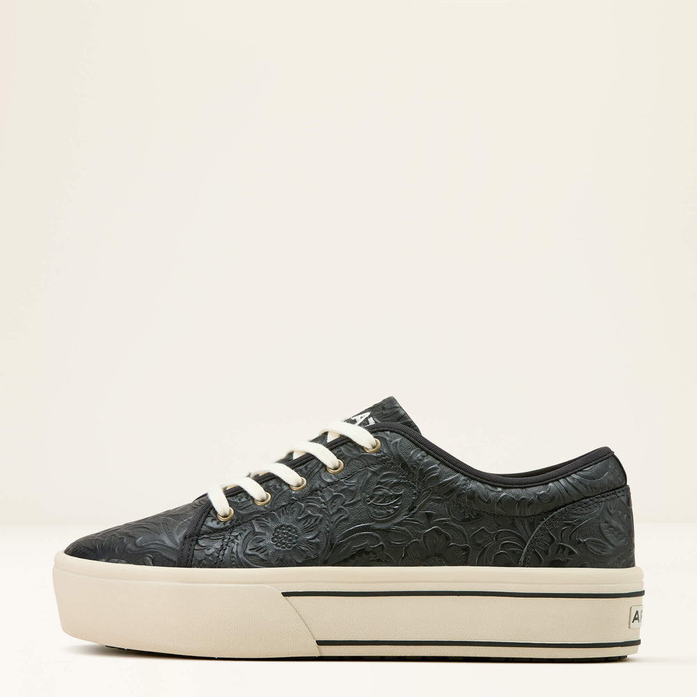 Skylar Shoe Women - BLACK FLORAL EMBOSS