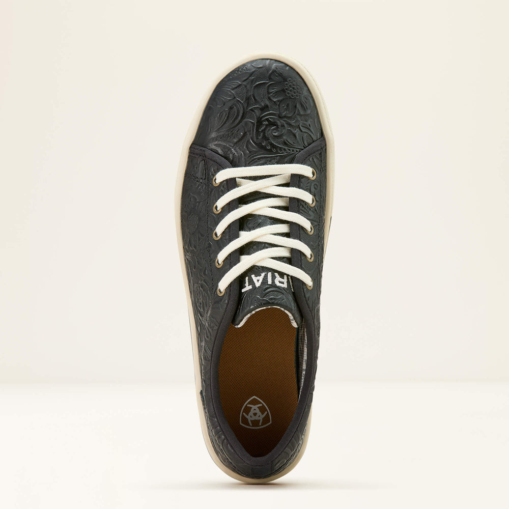 Skylar Shoe Women - BLACK FLORAL EMBOSS
