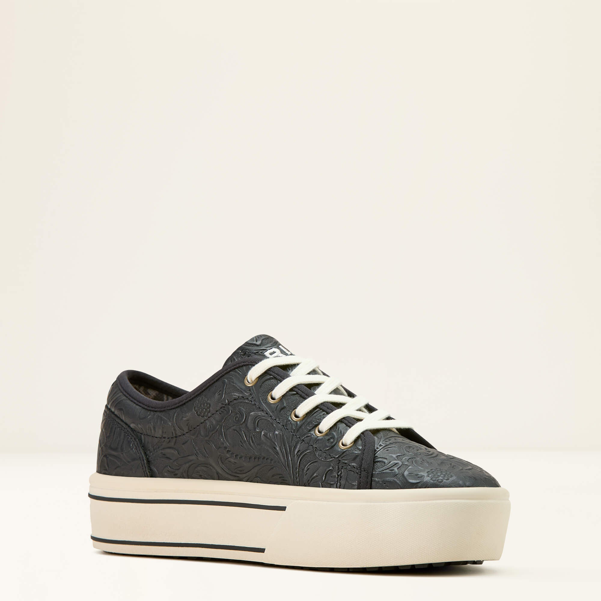 Skylar Shoe Women - BLACK FLORAL EMBOSS