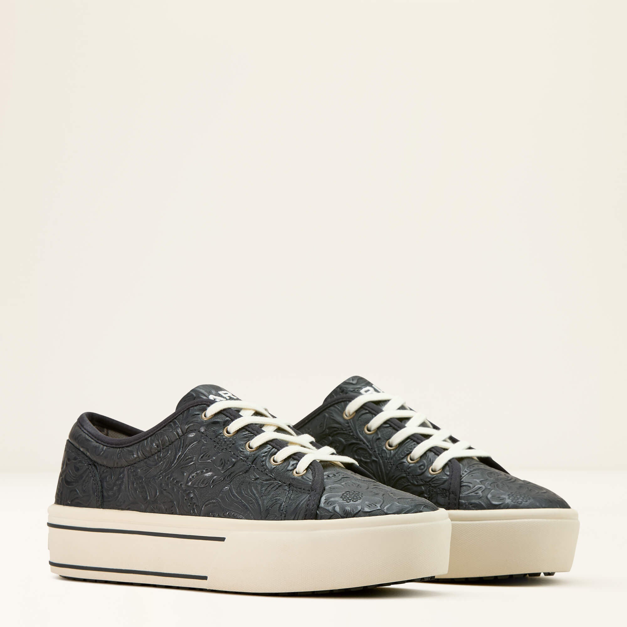 Skylar Shoe Women - BLACK FLORAL EMBOSS
