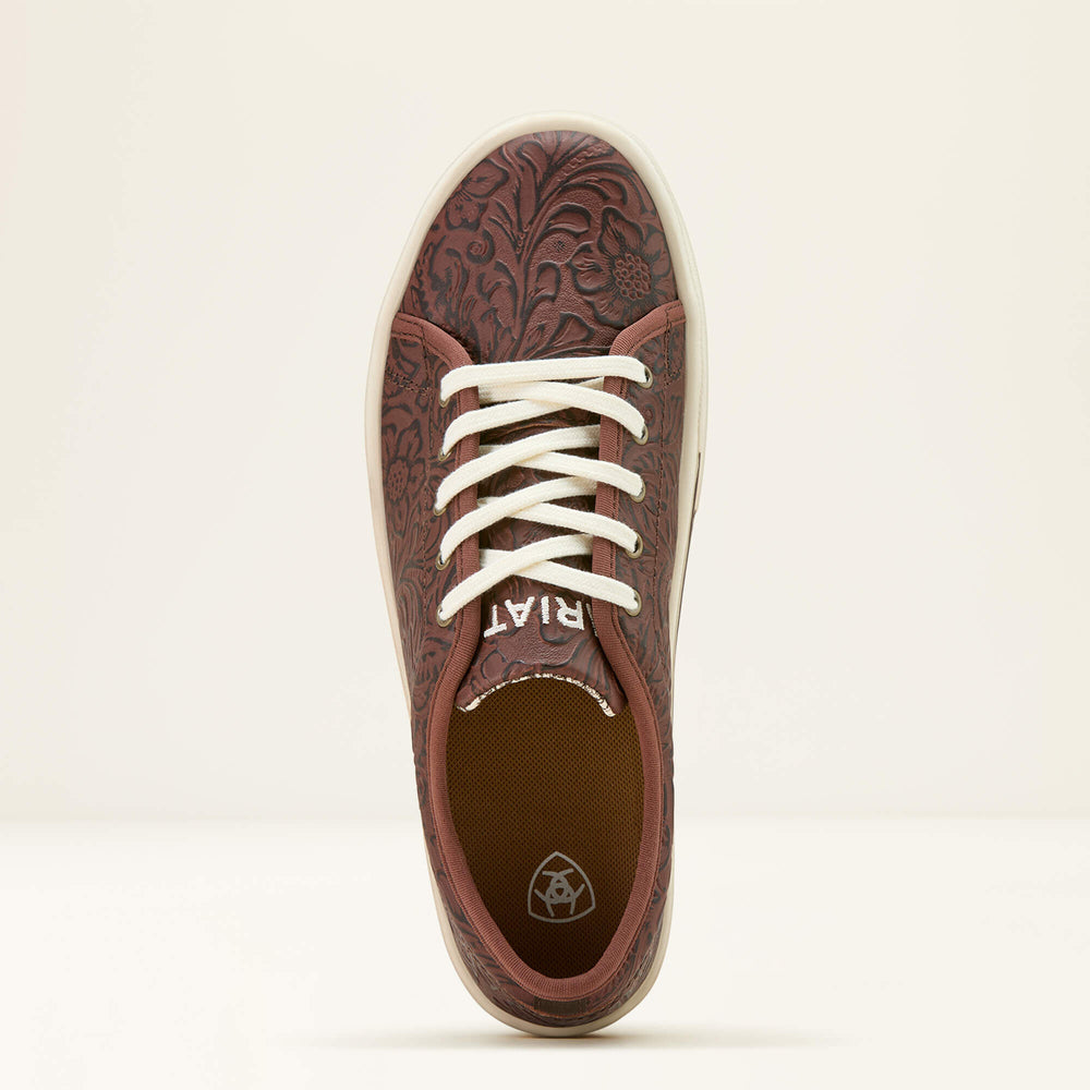 Skylar Shoe Women - BROWN FLORAL EMBOSS
