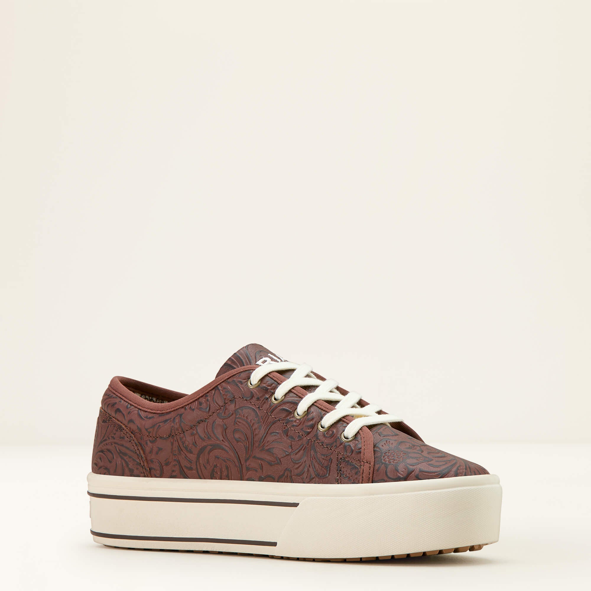 Skylar Shoe Women - BROWN FLORAL EMBOSS