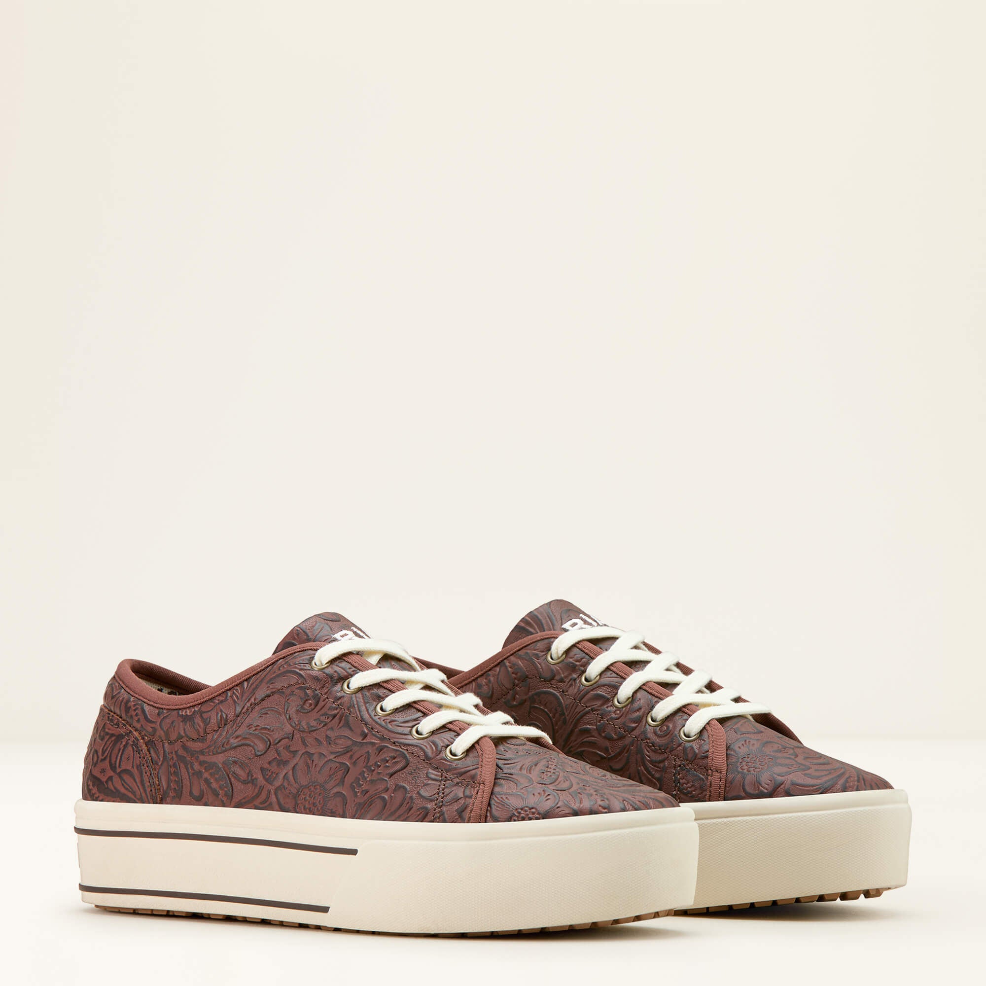 Skylar Shoe Women - BROWN FLORAL EMBOSS