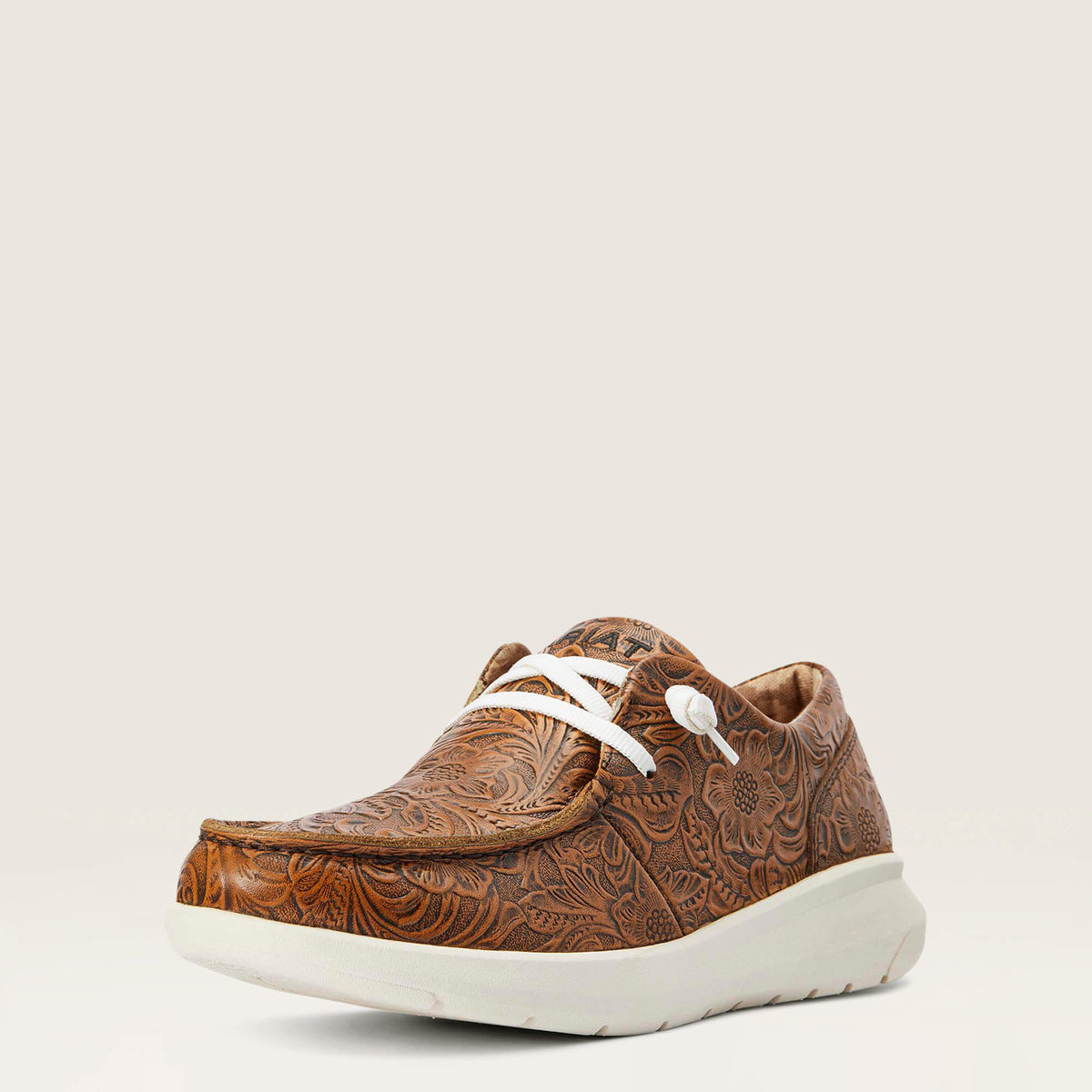 Hilo Women - BROWN FLORAL EMBOSS